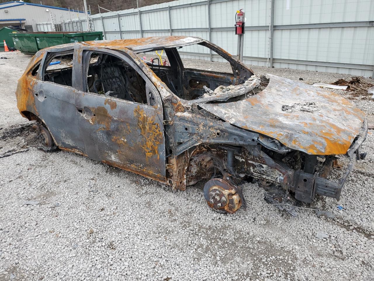 2019 Mitsubishi Outlander VIN JA4AP3AU9KU016092 Copart auction photo, burn damage thumbnail 4