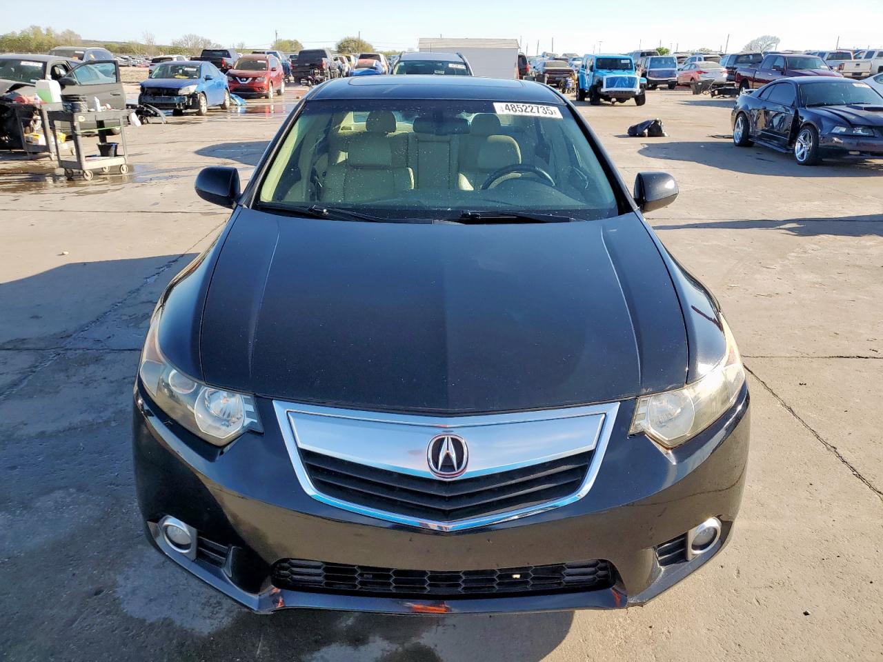 2013 Acura TSX VIN JH4CU2F47DC011393 Copart auction photo, side damage thumbnail 5