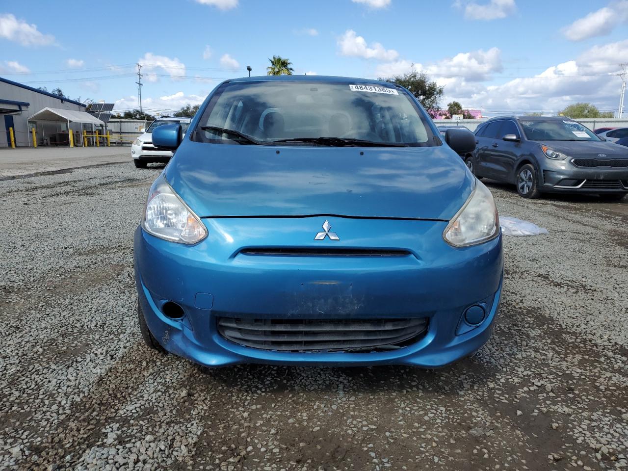 2015 Mitsubishi Mirage VIN ML32A3HJ0FH036627 Copart auction photo, front end / rear end damage thumbnail 5