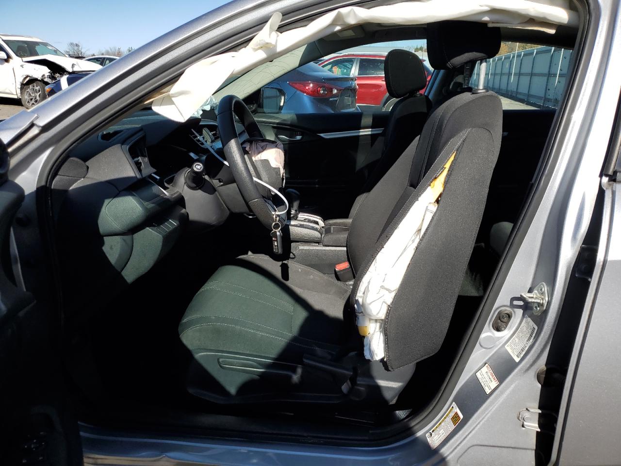 2017 Honda Civic VIN 2HGFC2F72HH548611 Copart auction photo, front end / top/roof damage thumbnail 7