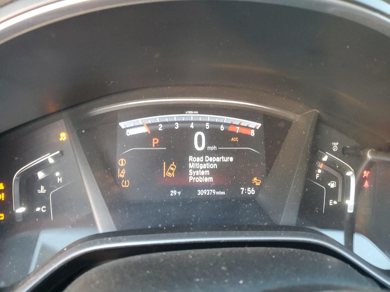2019 Honda CR-V VIN 7FARW2H56KE022529 Copart auction photo, front end / side damage thumbnail 9