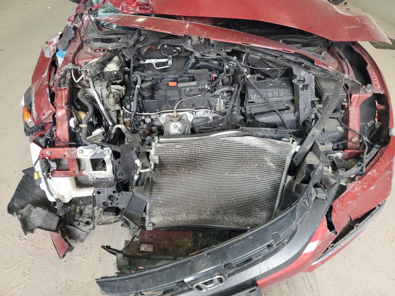 2020 Honda Civic VIN 19XFC2F65LE005487 Copart auction photo, front end damage thumbnail 13