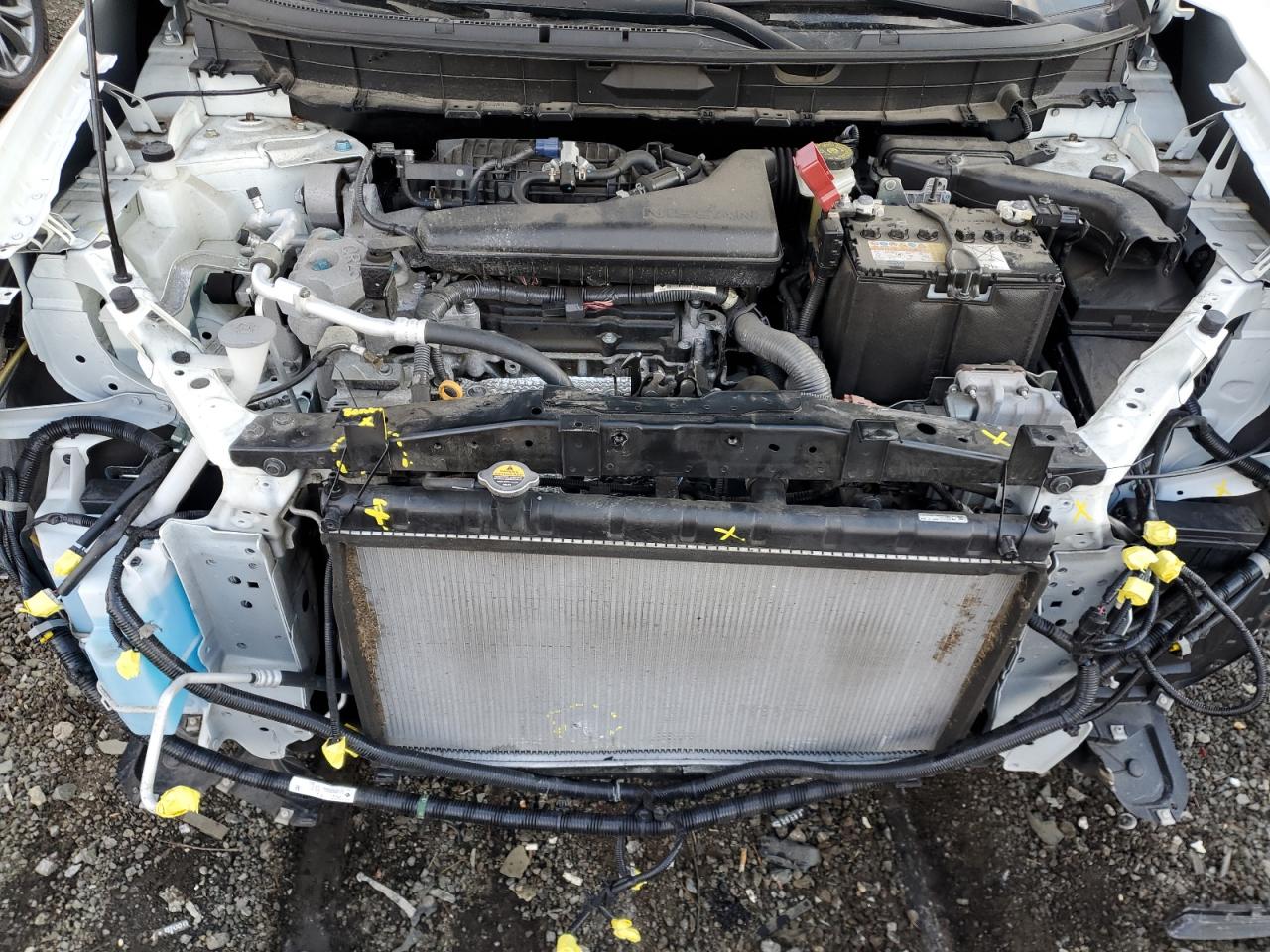 2020 Nissan Rogue VIN JN8AT2MT8LW043213 Copart auction photo, front end damage thumbnail 12