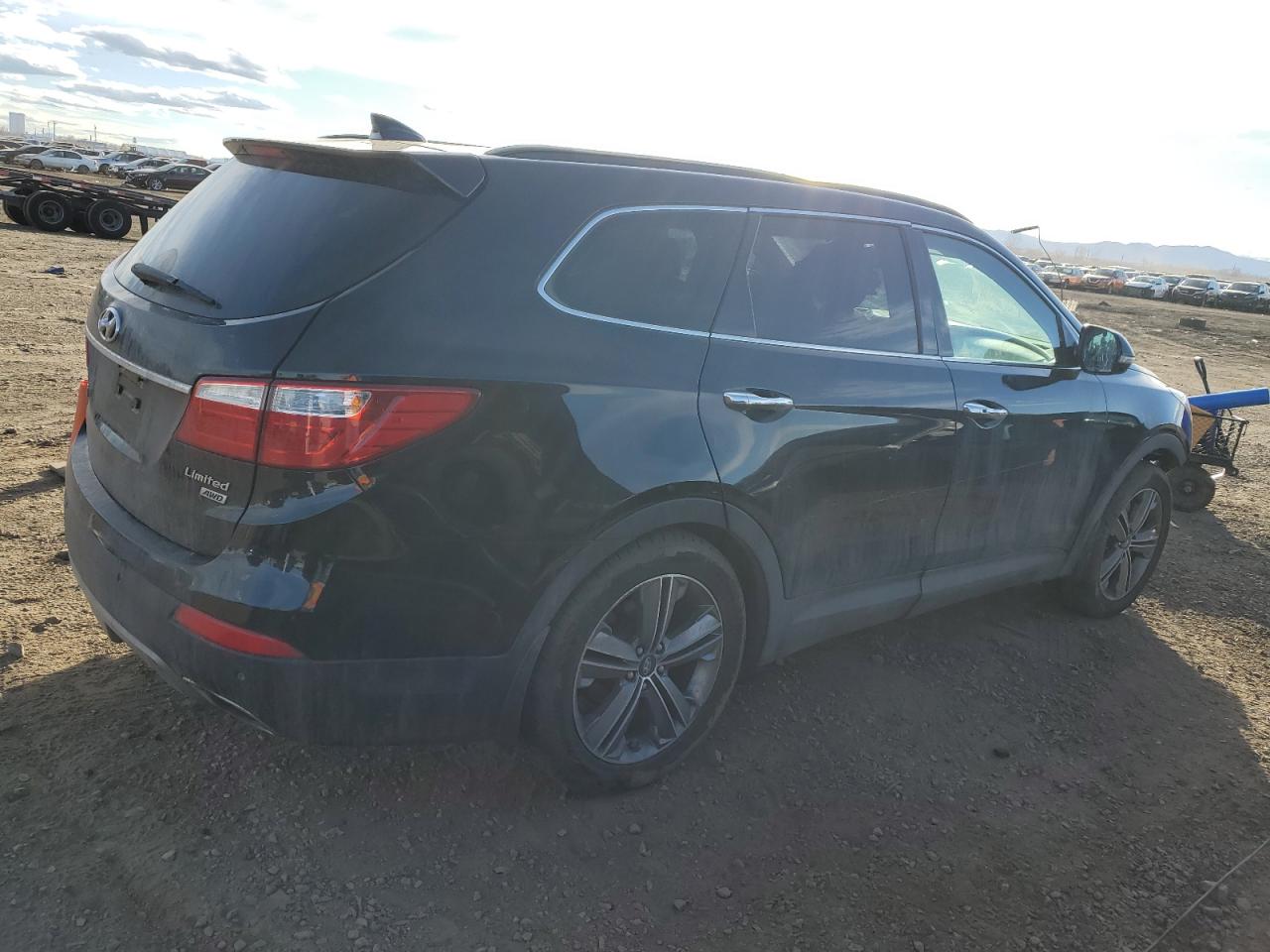 2014 Hyundai Santa Fe VIN KM8SRDHFXEU072298 Copart auction photo, front end damage thumbnail 3