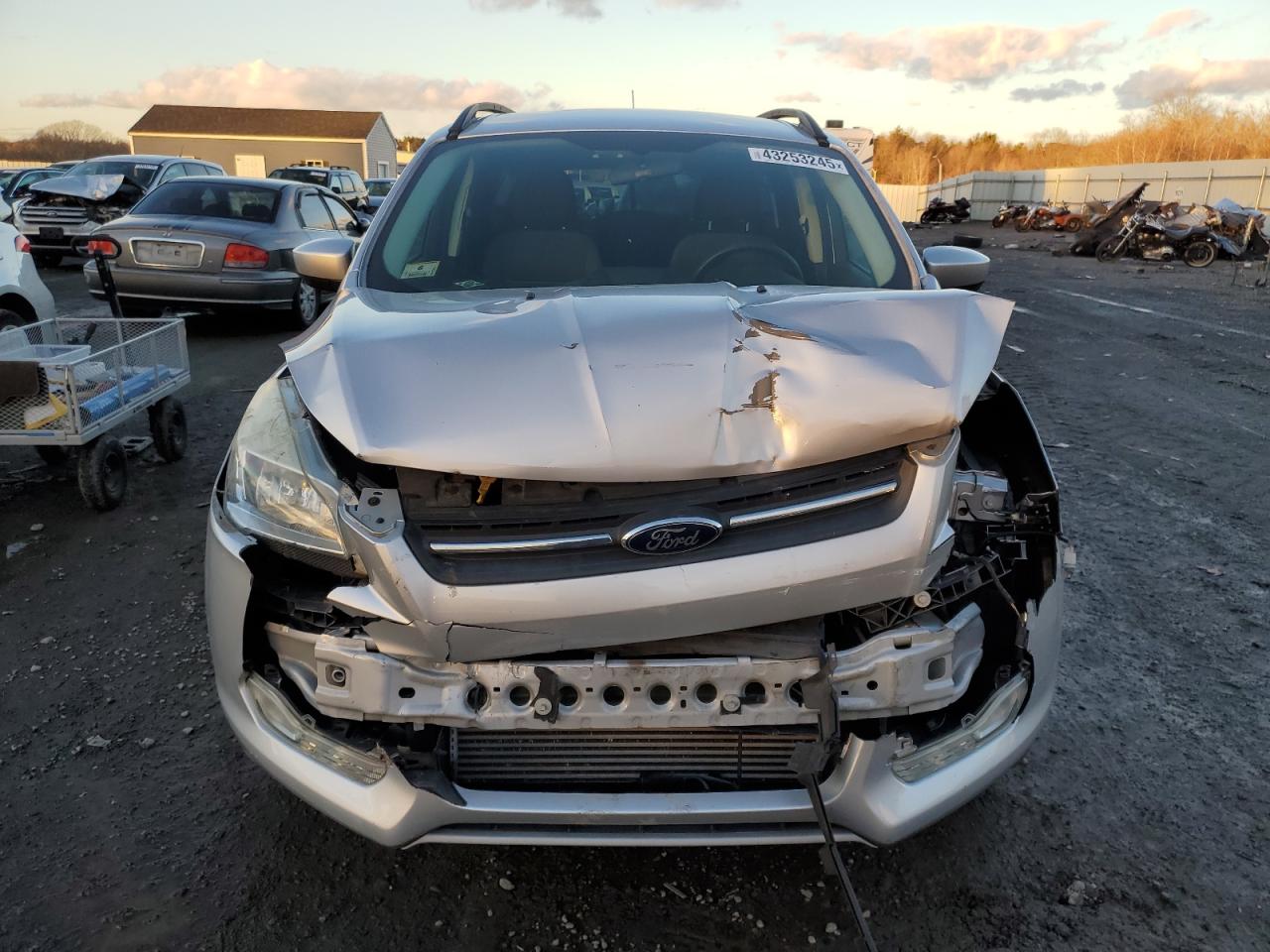 2014 Ford Escape VIN 1FMCU9G91EUC40762 Copart auction photo, front end / minor dent/scratches damage thumbnail 5