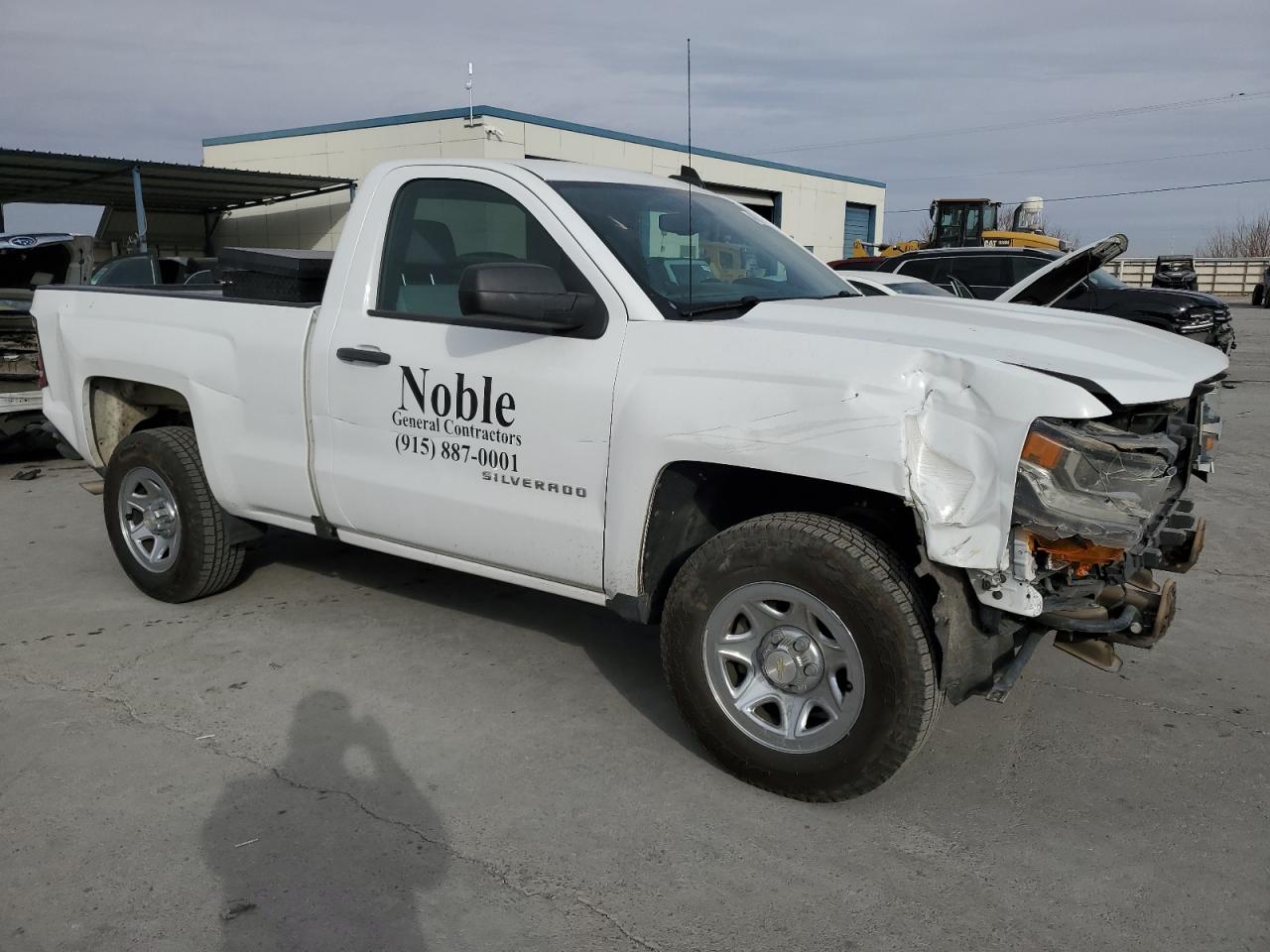 2016 Chevrolet Silverado VIN 1GCNCNEHXGZ112142 Copart auction photo, front end / rear end damage thumbnail 4