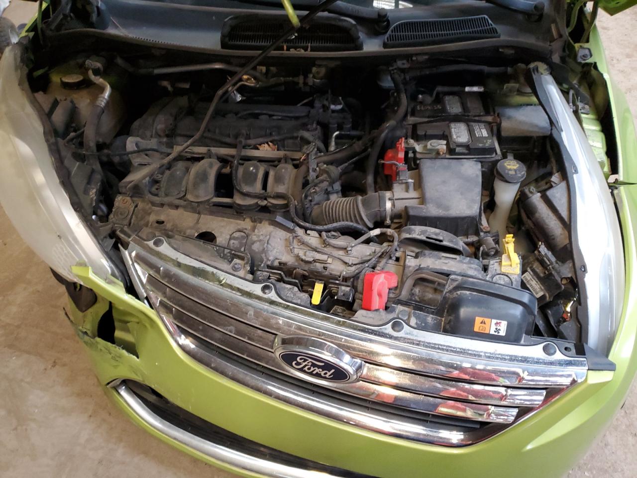 2012 Ford Fiesta VIN 3FADP4BJ2CM206650 Copart auction photo, front end / side damage thumbnail 11