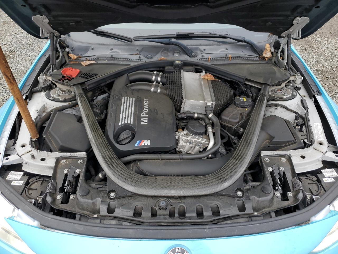 2015 BMW M3 VIN WBS3C9C54FP804231 Copart auction photo, vandalism / stripped damage thumbnail 12