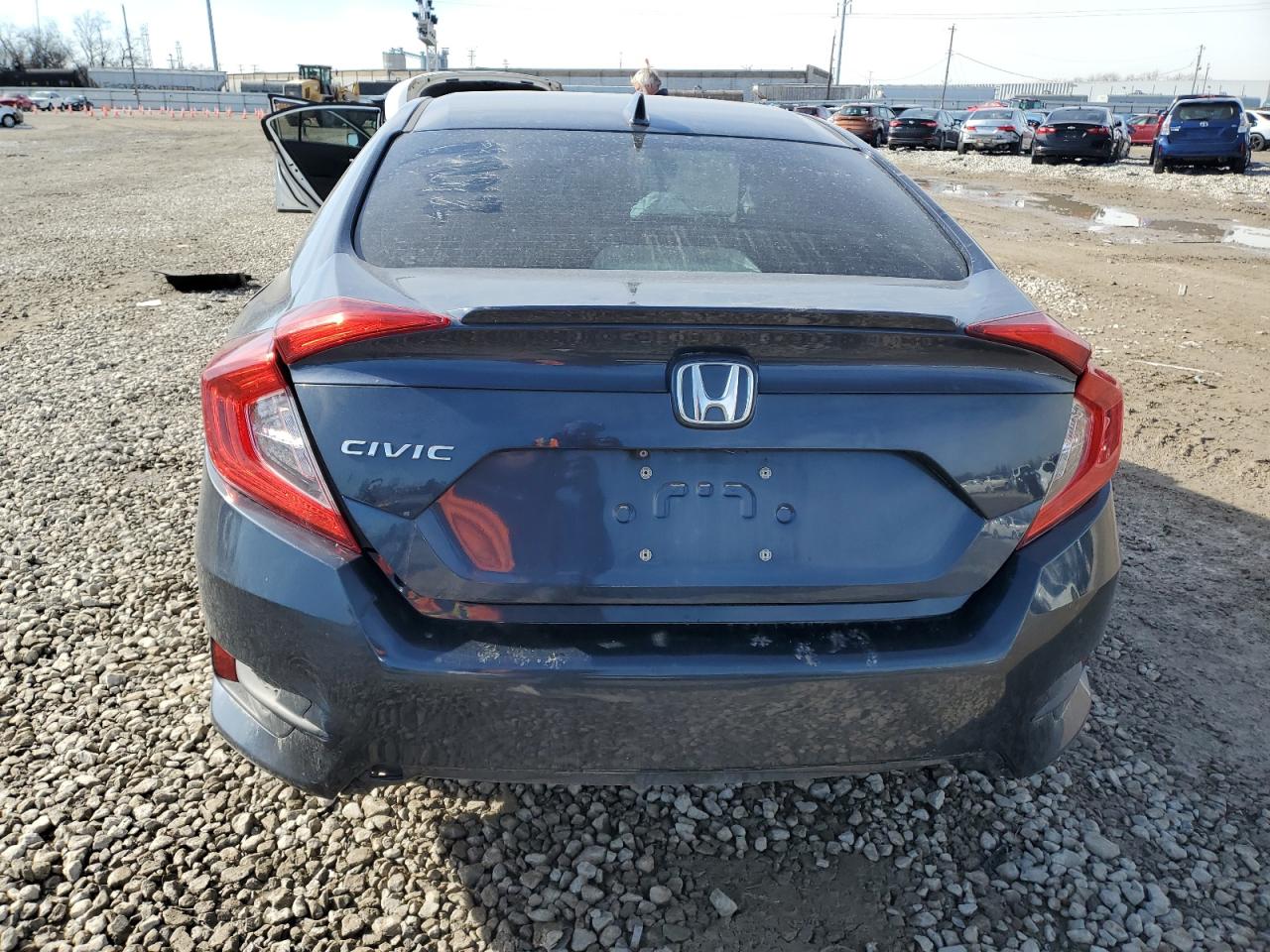 2016 Honda Civic VIN 19XFC1F39GE041012 Copart auction photo, all over damage thumbnail 6