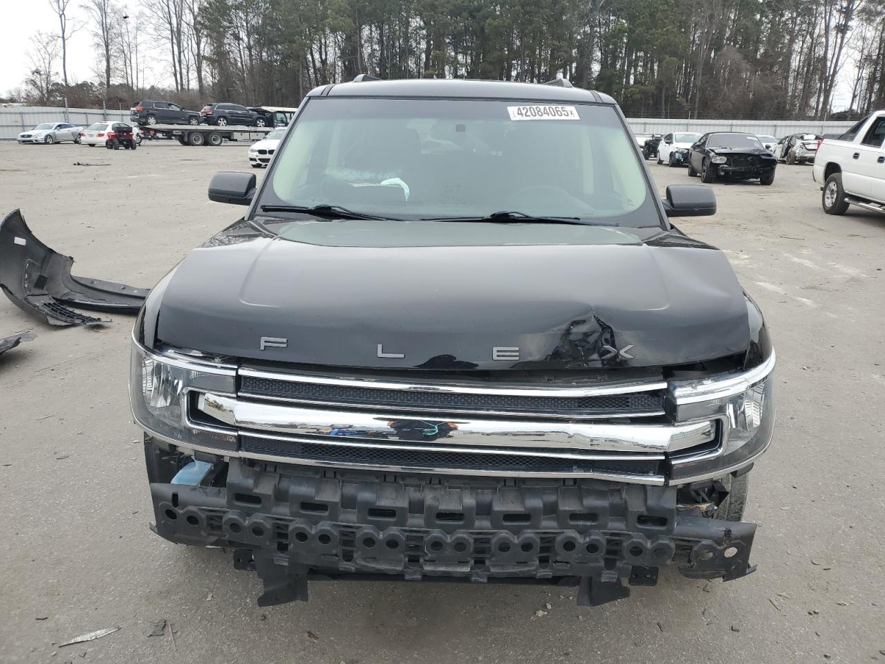 2019 Ford Flex VIN 2FMGK5B81KBA12003 Copart auction photo, front end / side damage thumbnail 5
