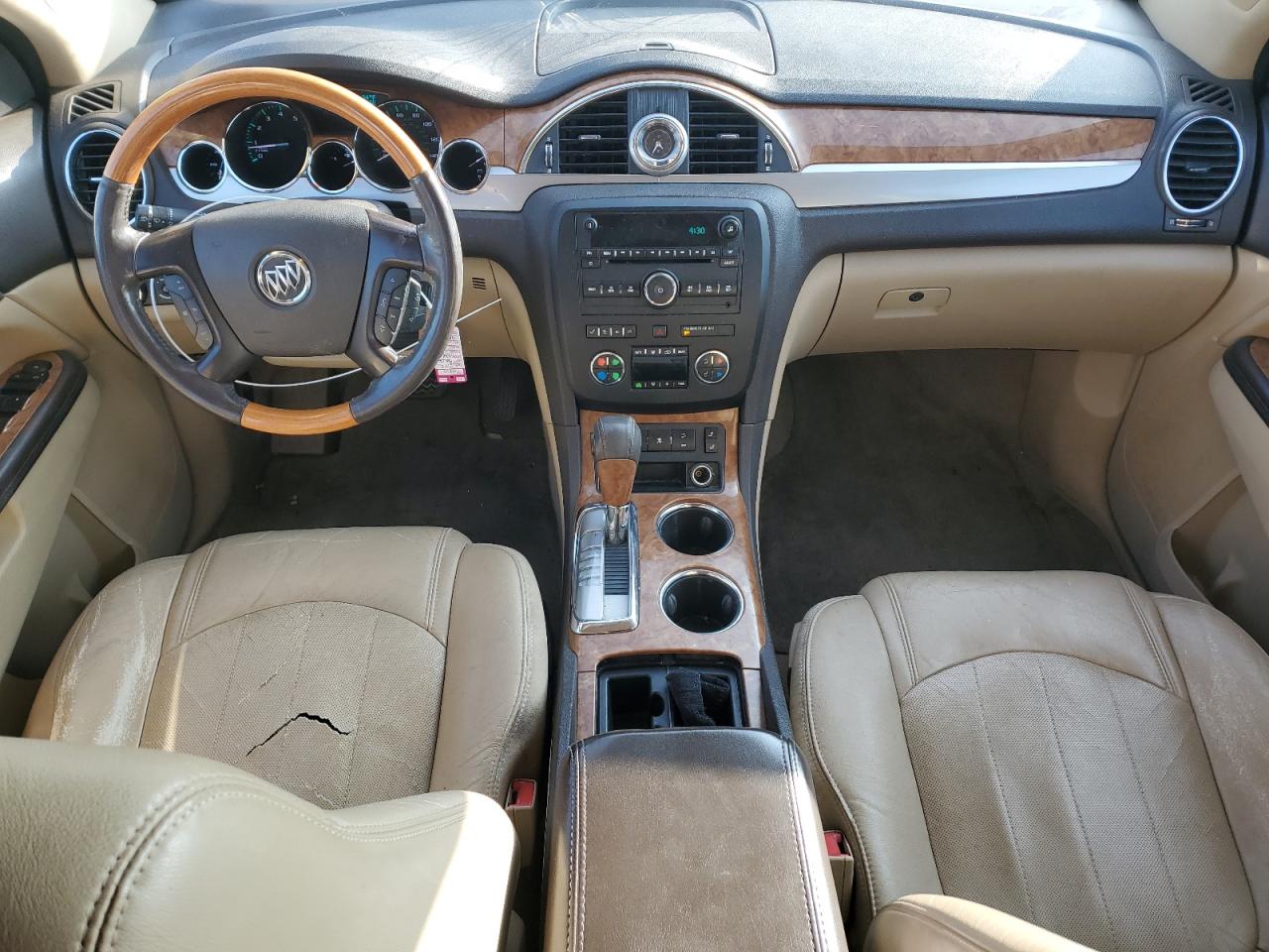 2012 Buick Enclave VIN 5GAKRCED6CJ101250 Copart auction photo, side / front end damage thumbnail 8