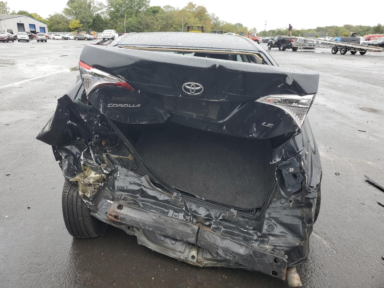 2018 Toyota Corolla VIN 5YFBURHE7JP741190 Copart auction photo, rear end damage thumbnail 6
