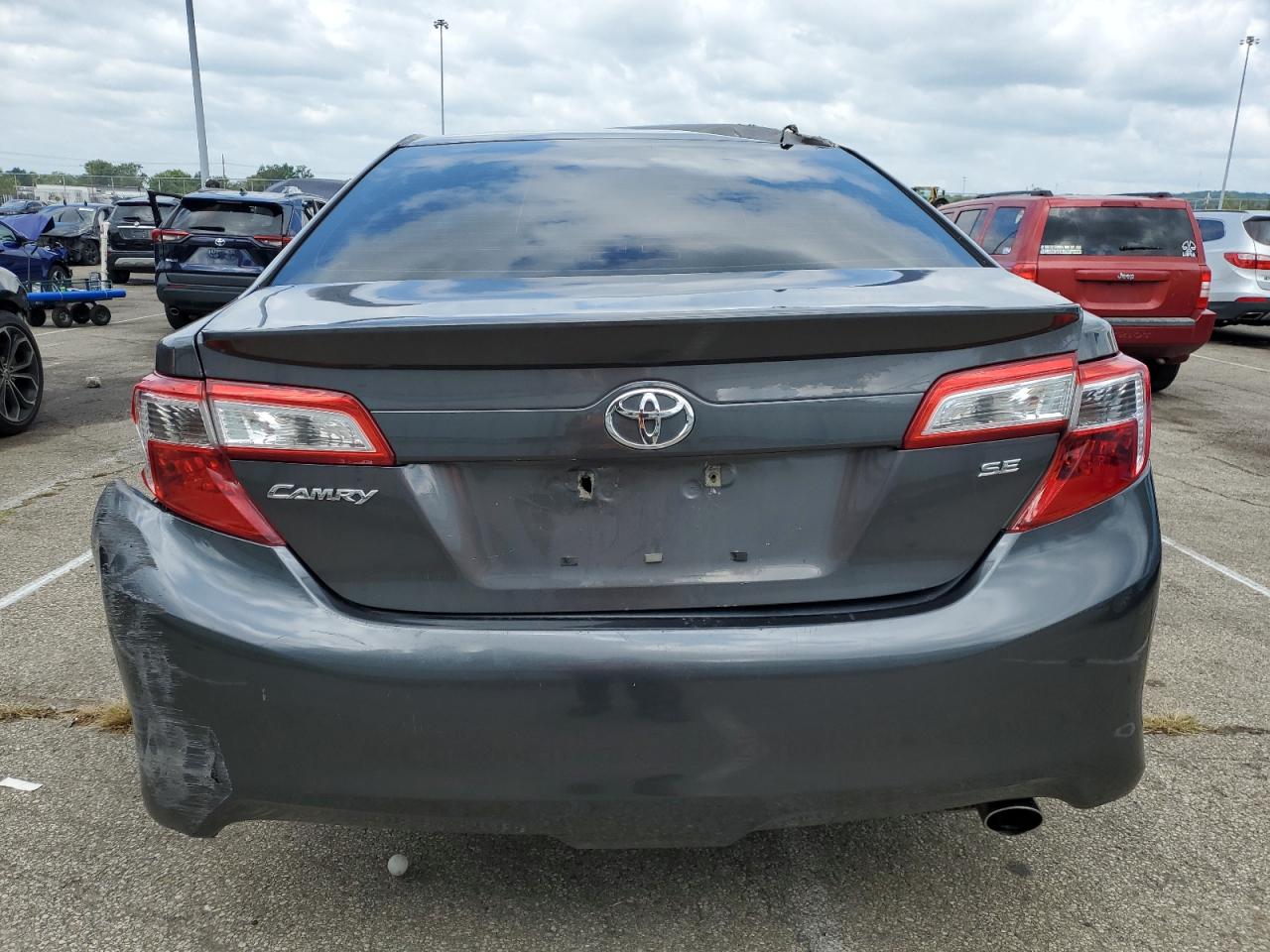 2012 Toyota Camry VIN 4T1BF1FK0CU202819 Copart auction photo, rollover / undercarriage damage thumbnail 6