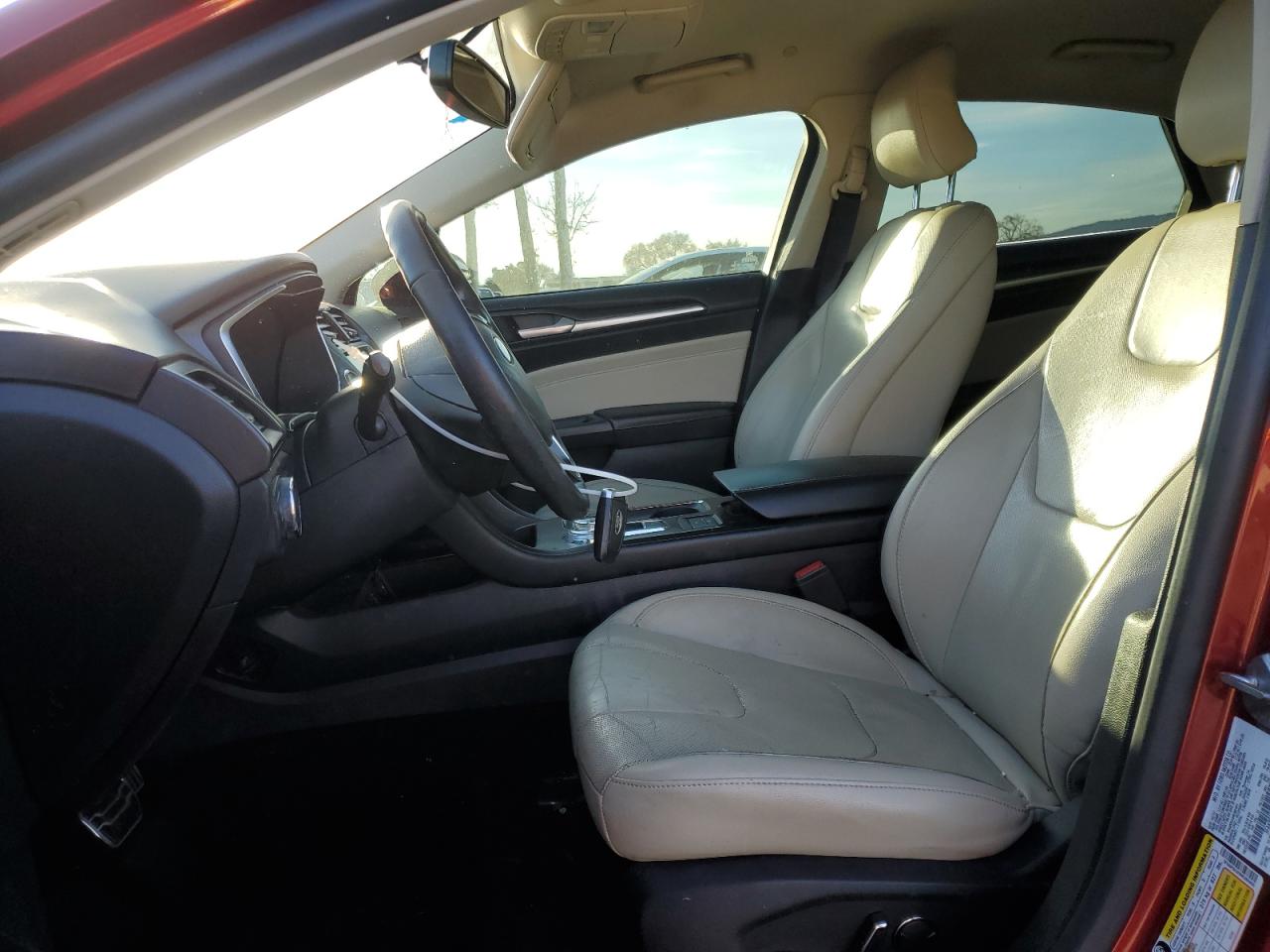 2017 Ford Fusion VIN 3FA6P0SU0HR380495 Copart auction photo, all over damage thumbnail 7