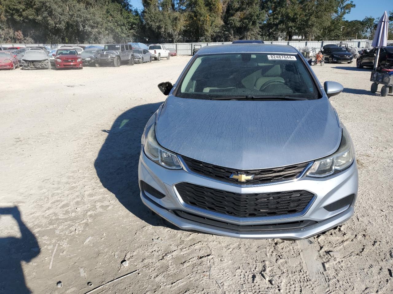 2017 Chevrolet Cruze VIN 1G1BC5SM9H7190177 Copart auction photo, front end / side damage thumbnail 5