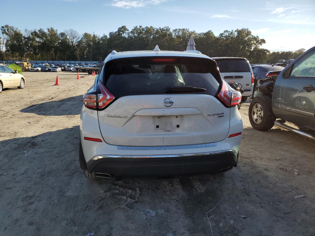 2018 Nissan Murano VIN 5N1AZ2MH1JN152343 Copart auction photo, front end damage thumbnail 6