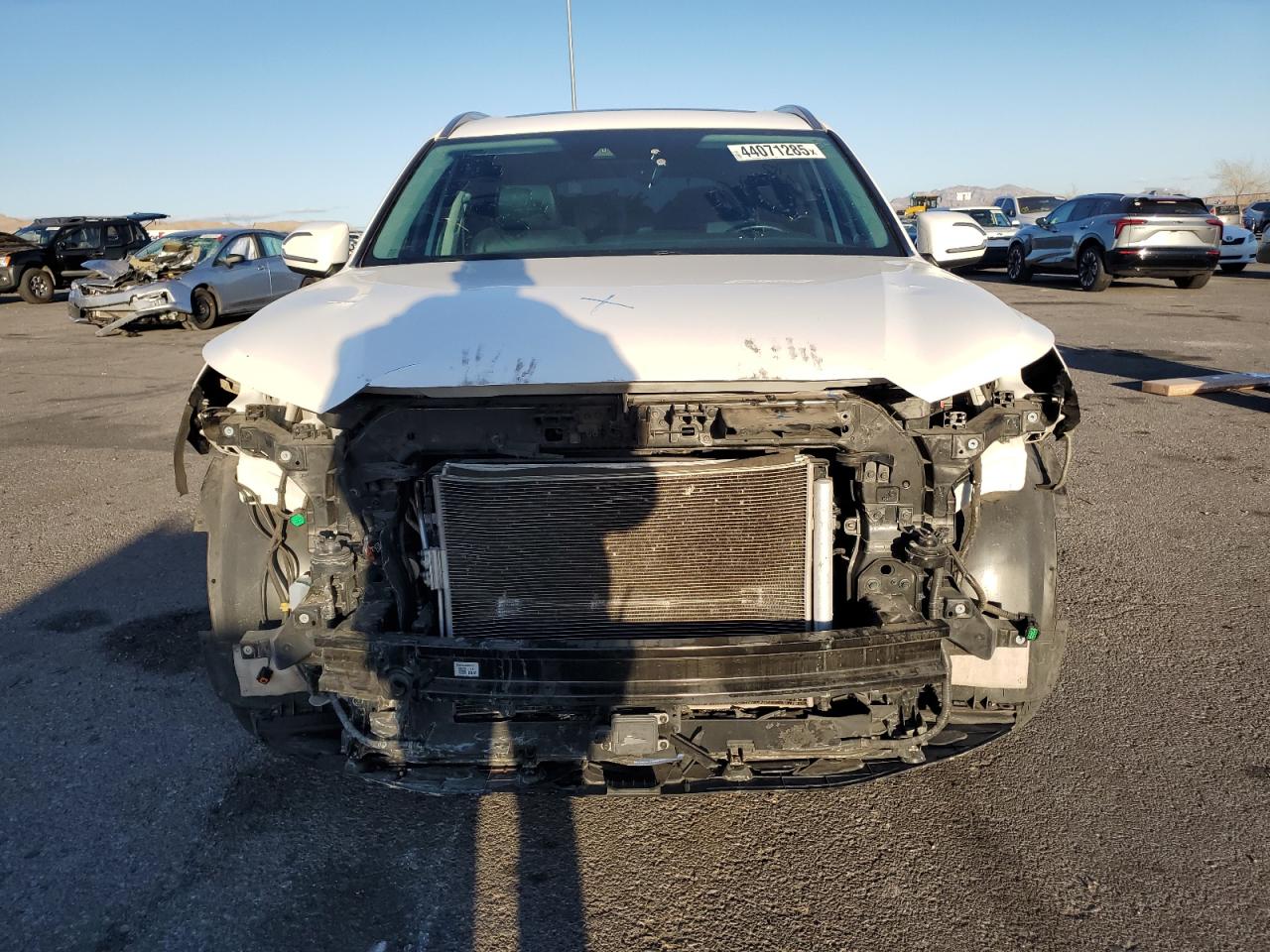 2020 Hyundai Palisade VIN KM8R44HE2LU075049 Copart auction photo, front end damage thumbnail 5