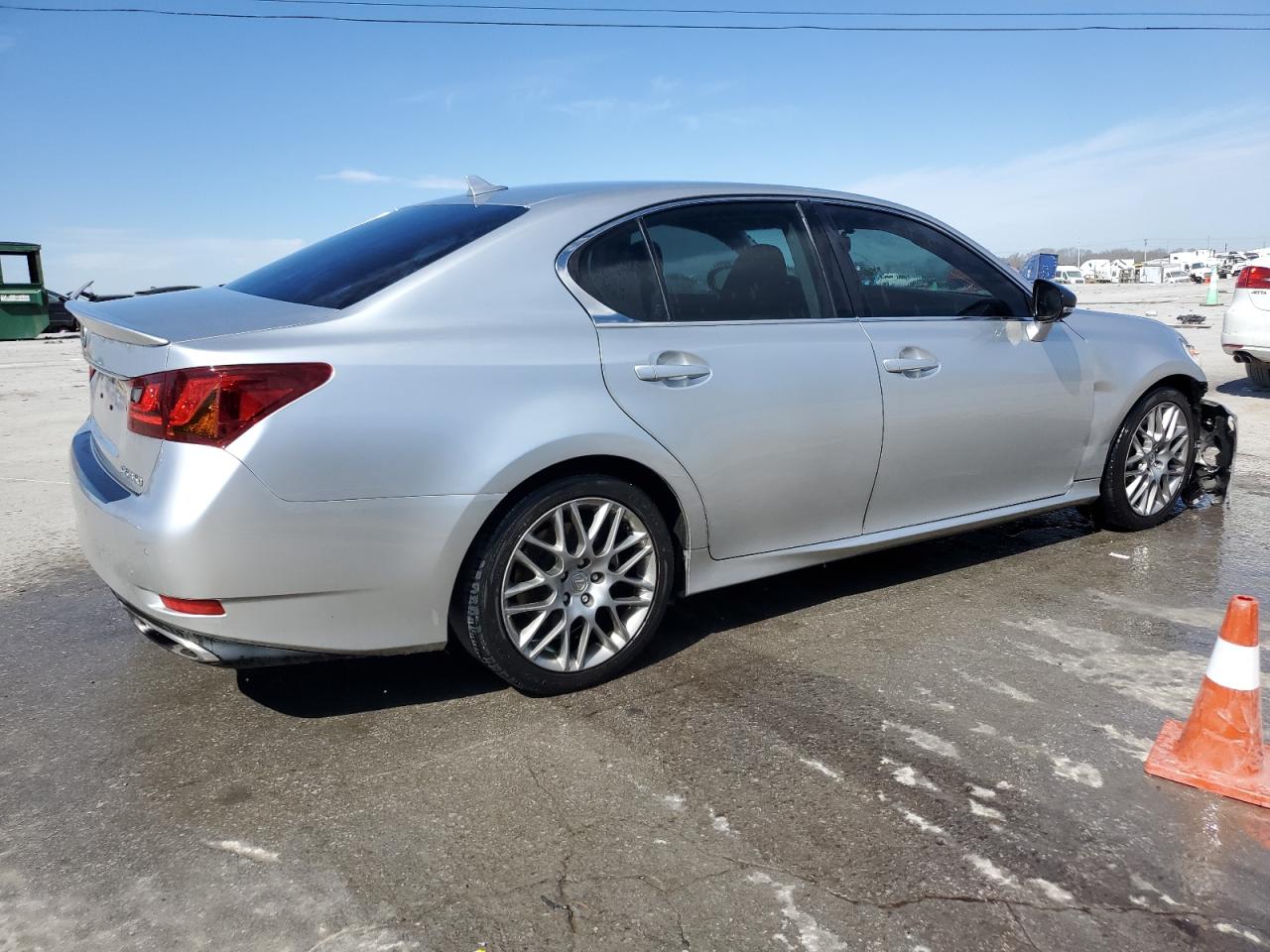 2014 Lexus GS VIN JTHBE1BL4E5038847 Copart auction photo, front end / side damage thumbnail 3