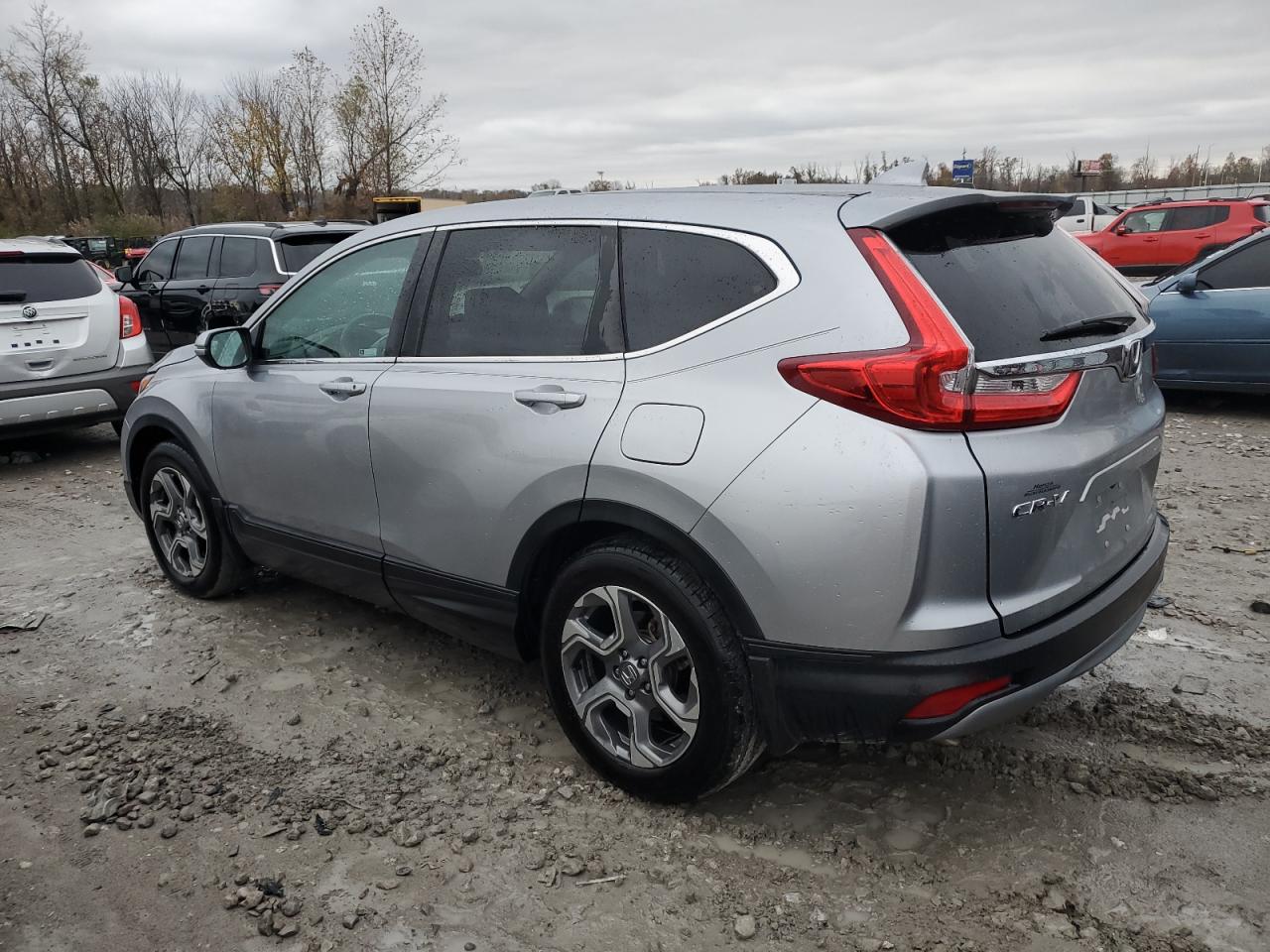 2019 Honda CR-V VIN 2HKRW1H81KH513866 Copart auction photo, front end damage thumbnail 2