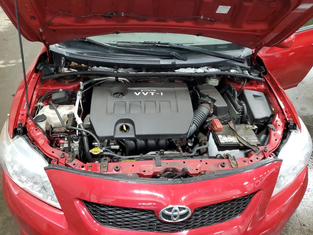 2010 Toyota Corolla VIN JTDBU4EE9AJ084663 Copart auction photo, side / rear end damage thumbnail 11
