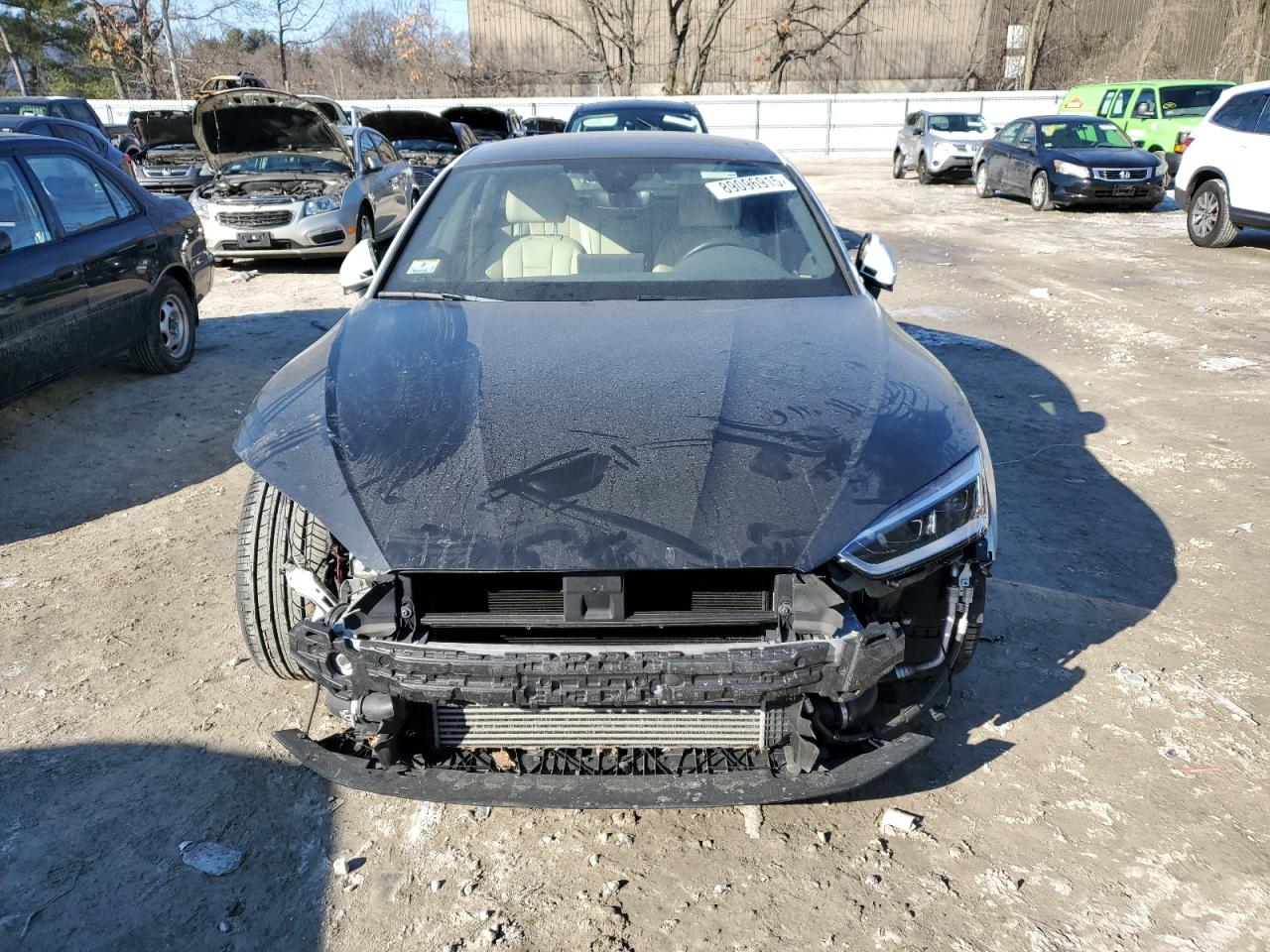 2019 Audi A5 VIN WAUBNCF55KA007647 Copart auction photo, front end damage thumbnail 5