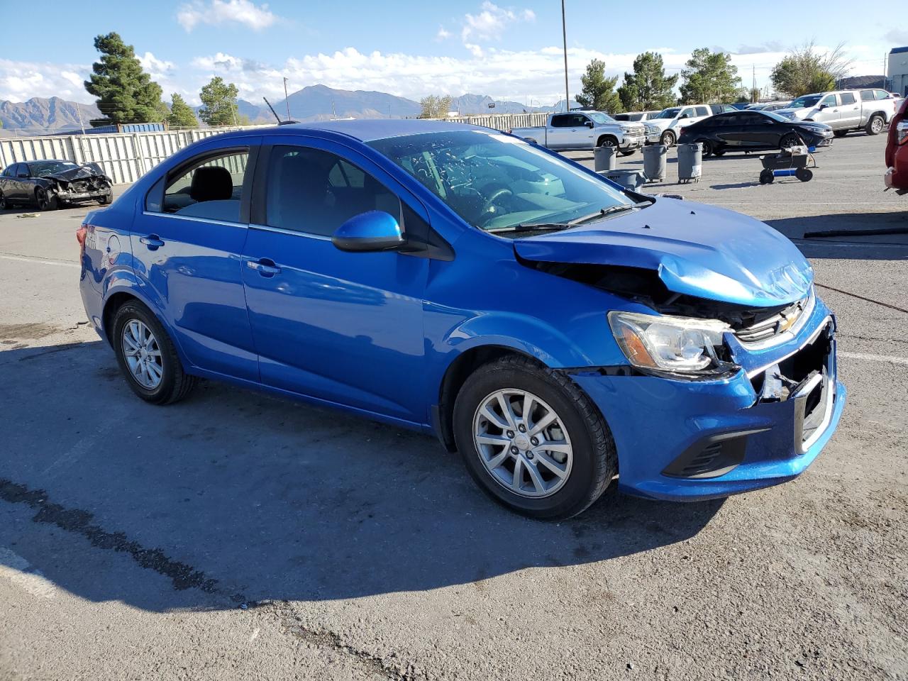 2017 Chevrolet Sonic VIN 1G1JD5SH9H4132003 Copart auction photo, front end damage thumbnail 4