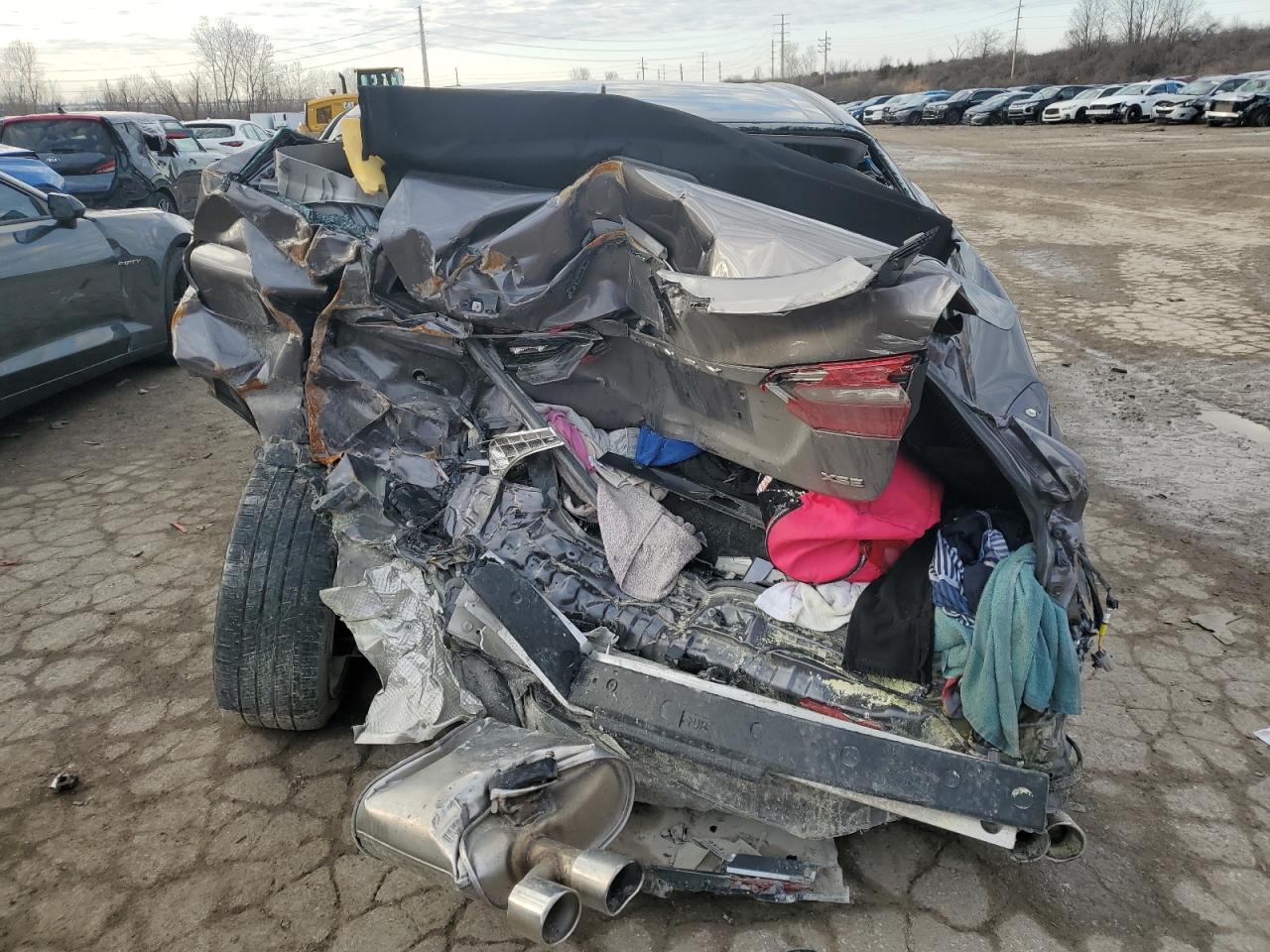 2023 Toyota Camry VIN 4T1K61AK0PU768461 Copart auction photo, rear end / side damage thumbnail 6
