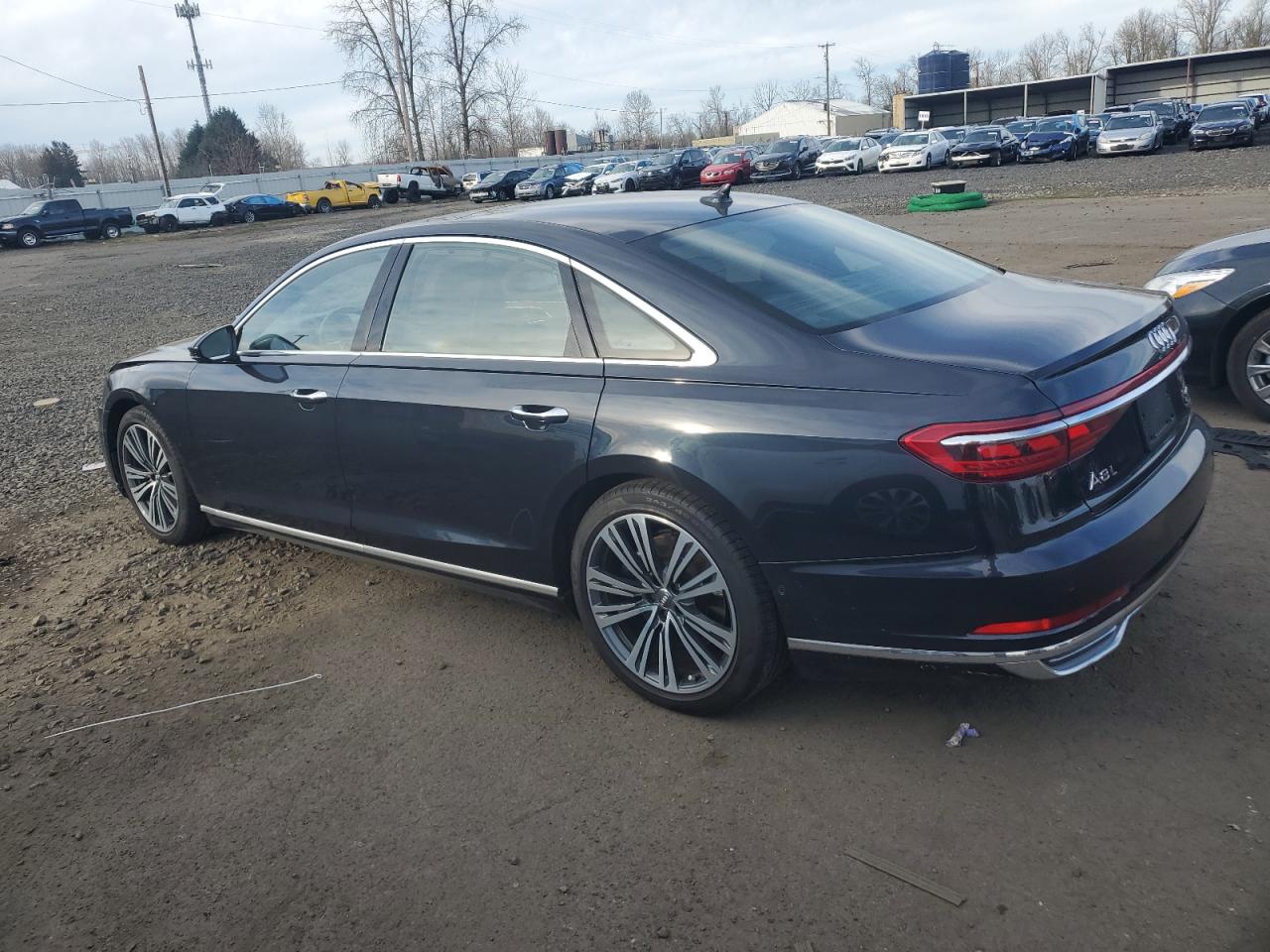 2019 Audi A8 VIN WAU8EAF81KN024754 Copart auction photo, front end / undercarriage damage thumbnail 2