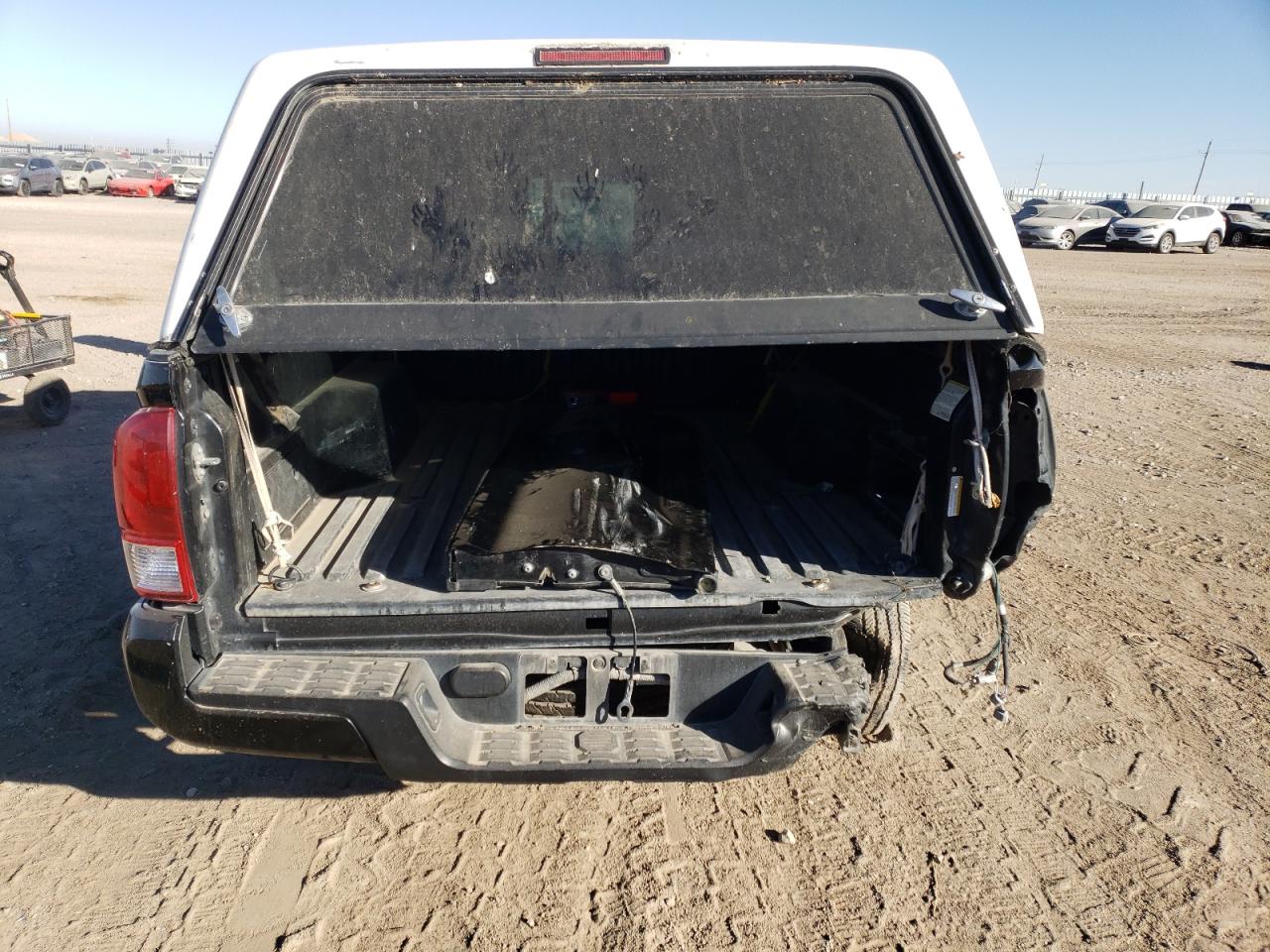 2017 Toyota Tacoma VIN 5TFRX5GN3HX098185 Copart auction photo, rear end damage thumbnail 6