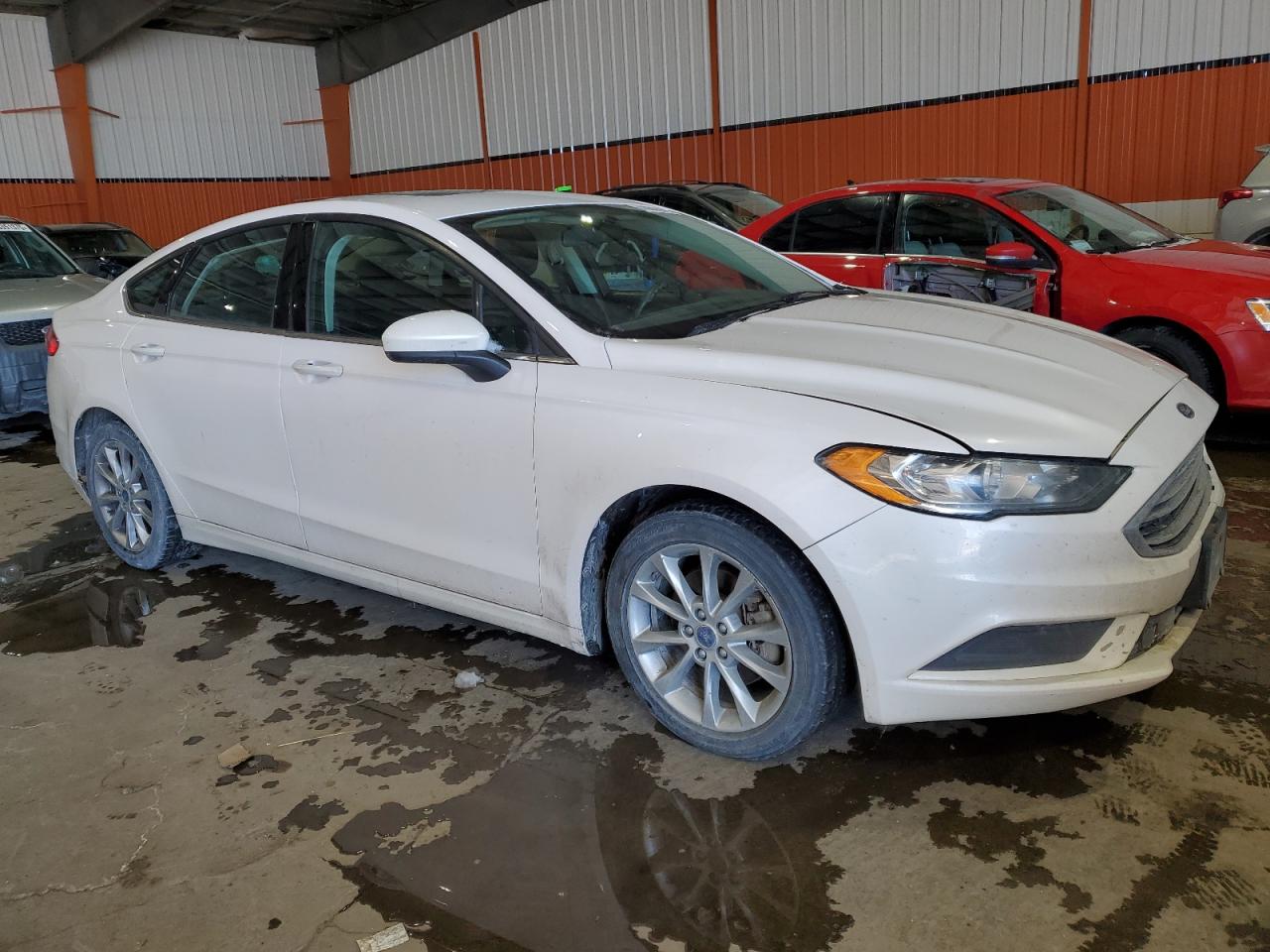 2017 Ford Fusion VIN 3FA6P0H72HR134825 Copart auction photo, front end / rear end damage thumbnail 4