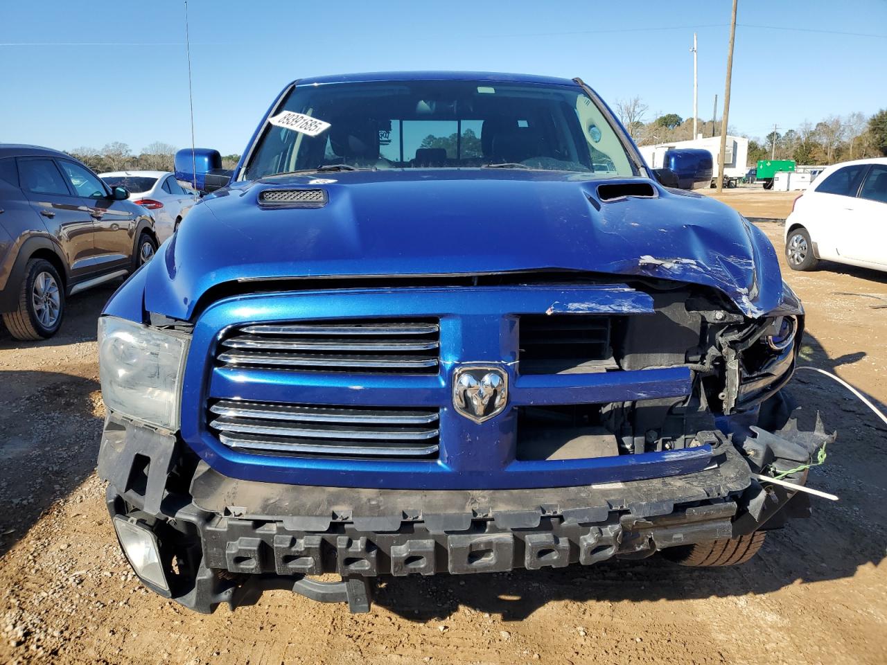2014 RAM 1500 VIN 1C6RR6HT1ES333079 Copart auction photo, front end damage thumbnail 5