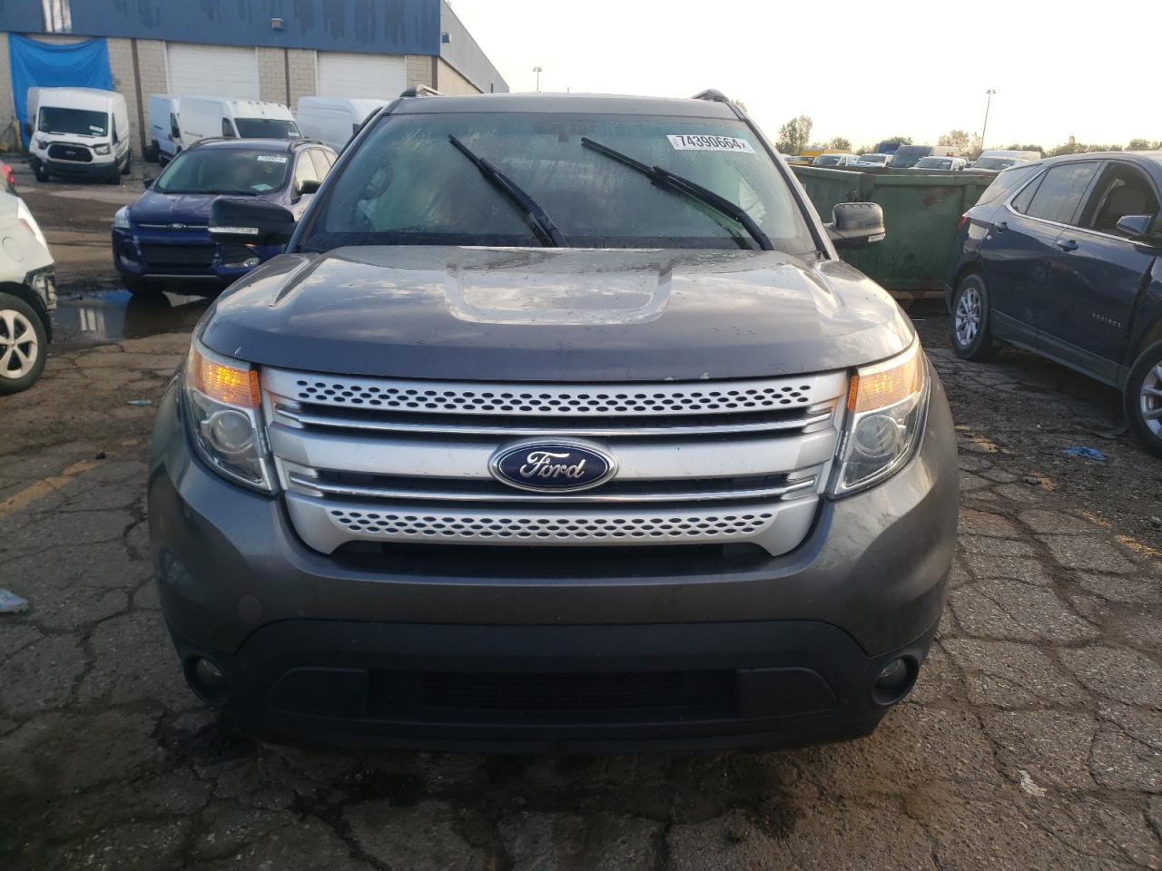 2014 Ford Explorer VIN 1FM5K7D8XEGA07363 Copart auction photo, side damage thumbnail 5
