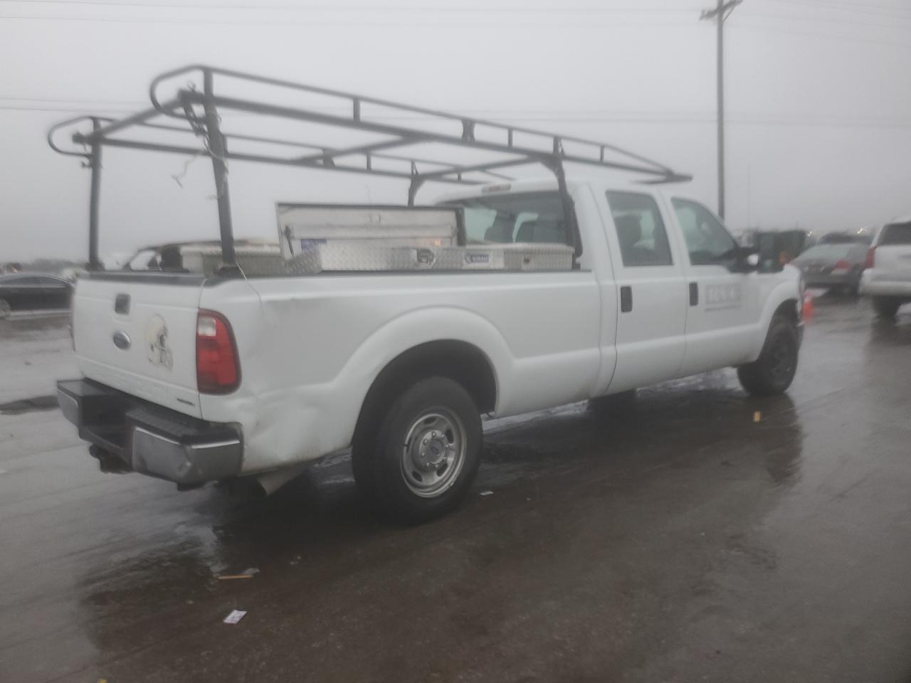 2014 Ford F250 VIN 1FT7W2A6XEEA57568 Copart auction photo, side damage thumbnail 3