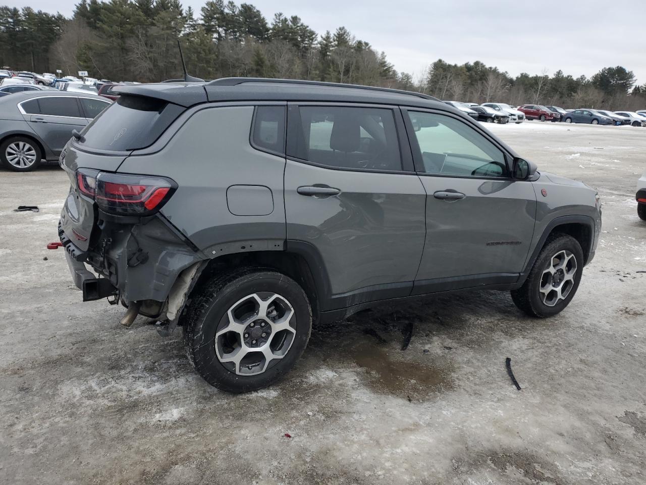 2022 Jeep Compass VIN 3C4NJDDB2NT122391 Copart auction photo, rear end damage thumbnail 3