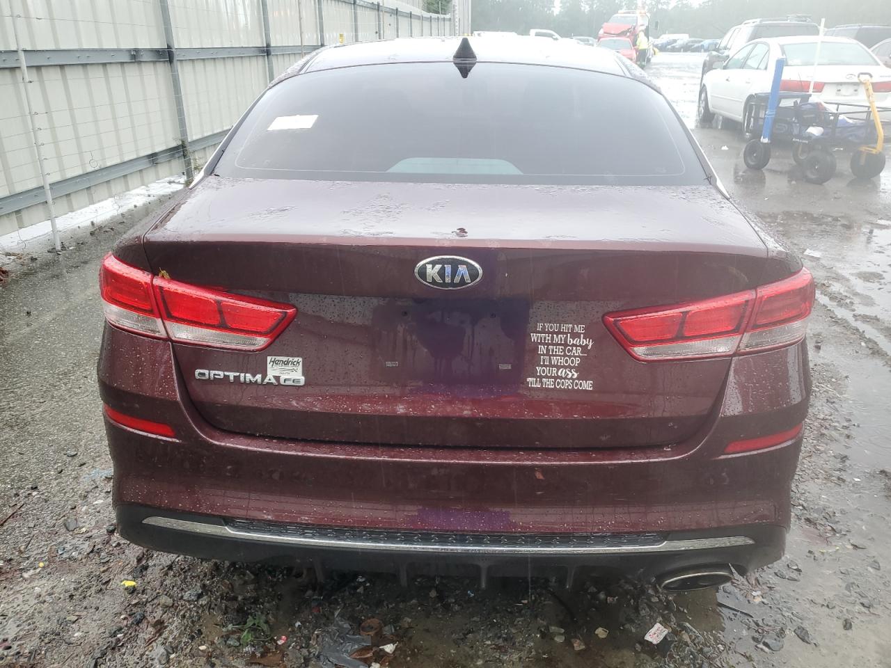 2020 KIA Optima VIN 5XXGT4L39LG385337 Copart auction photo, front end damage thumbnail 6