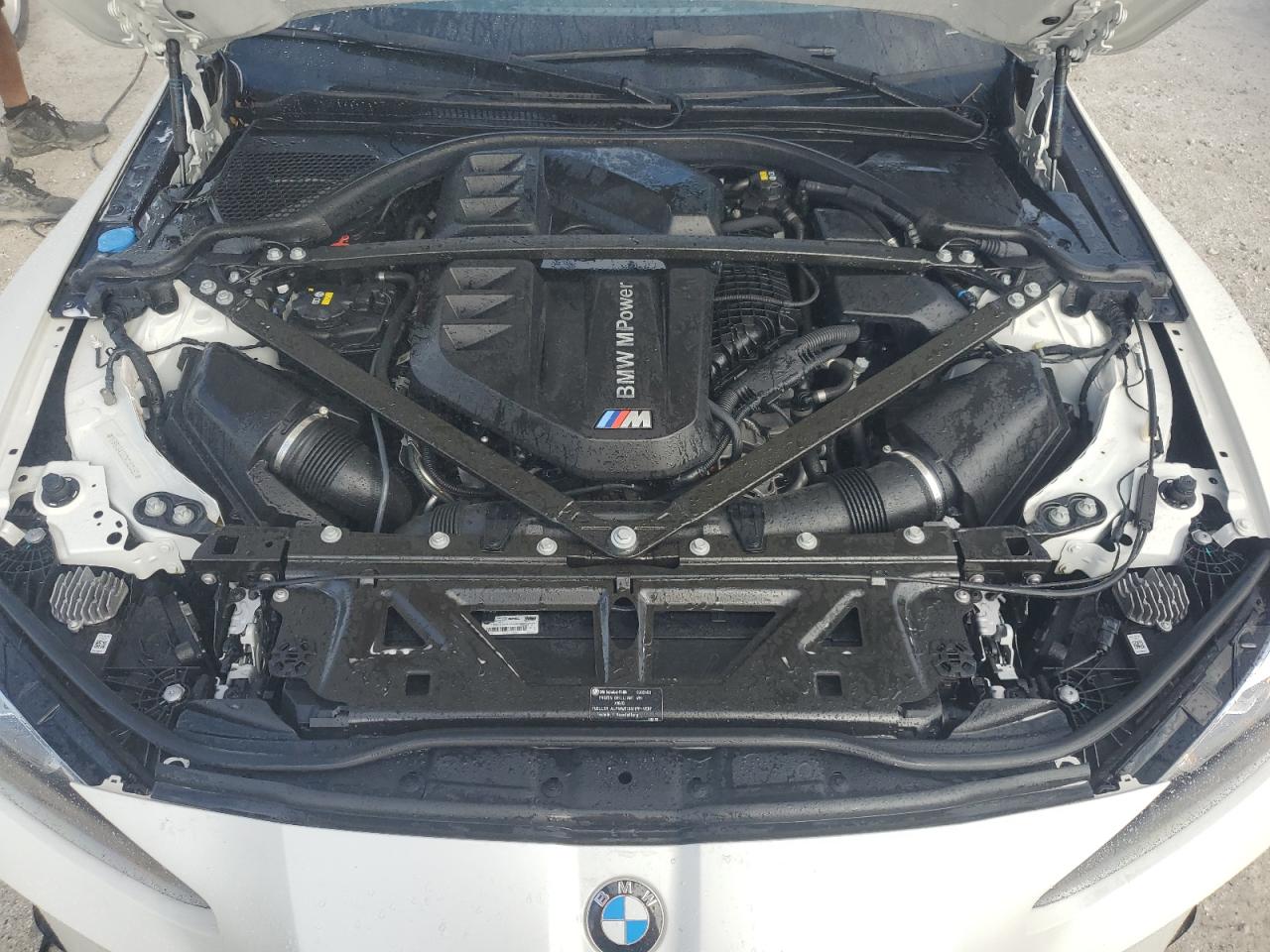 2022 BMW M4 VIN WBS43AZ02NCJ02450 Copart auction photo, water/flood damage thumbnail 11