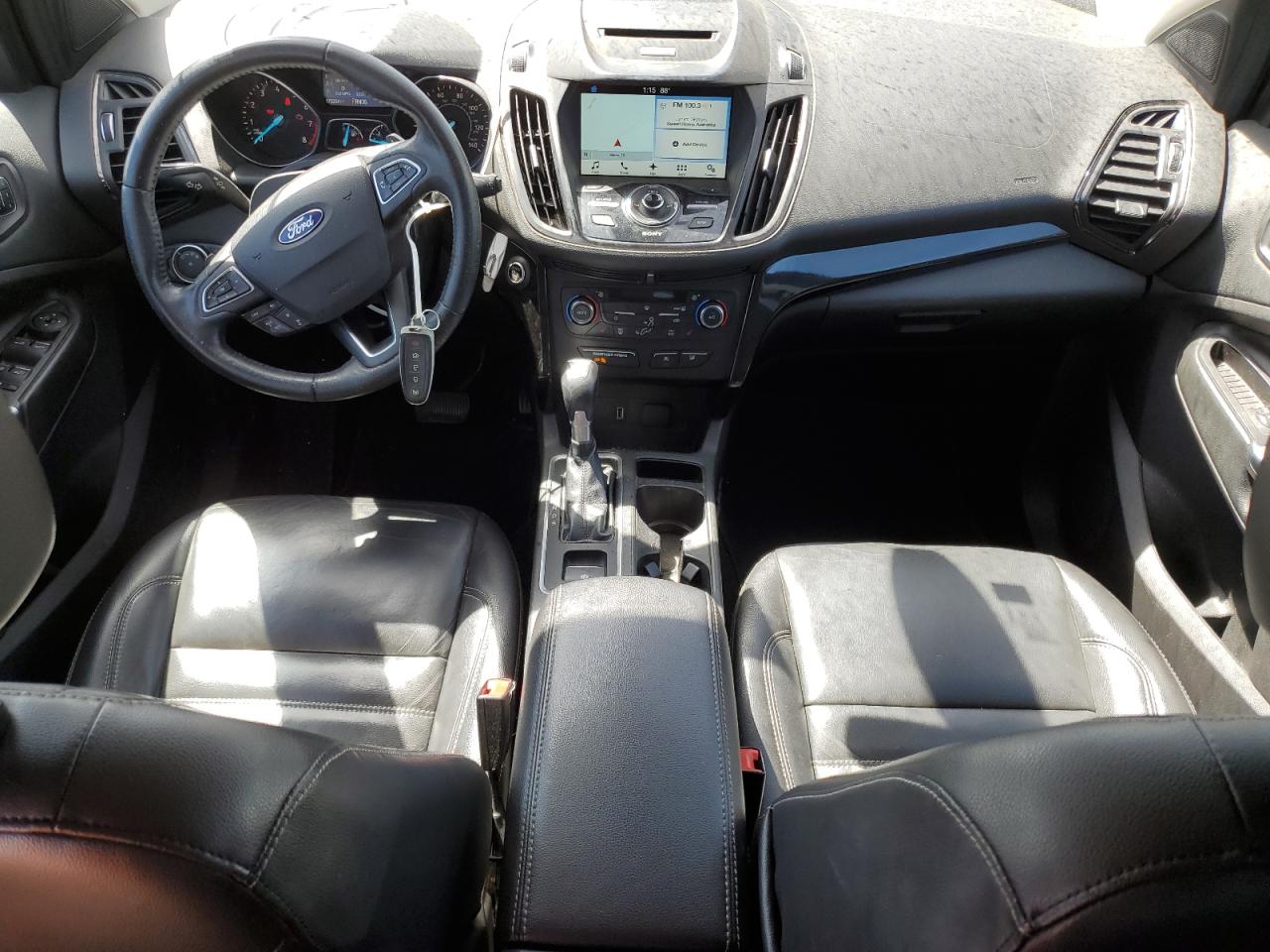 2017 Ford Escape VIN 1FMCU0J96HUD38047 Copart auction photo, undercarriage / hail damage thumbnail 8