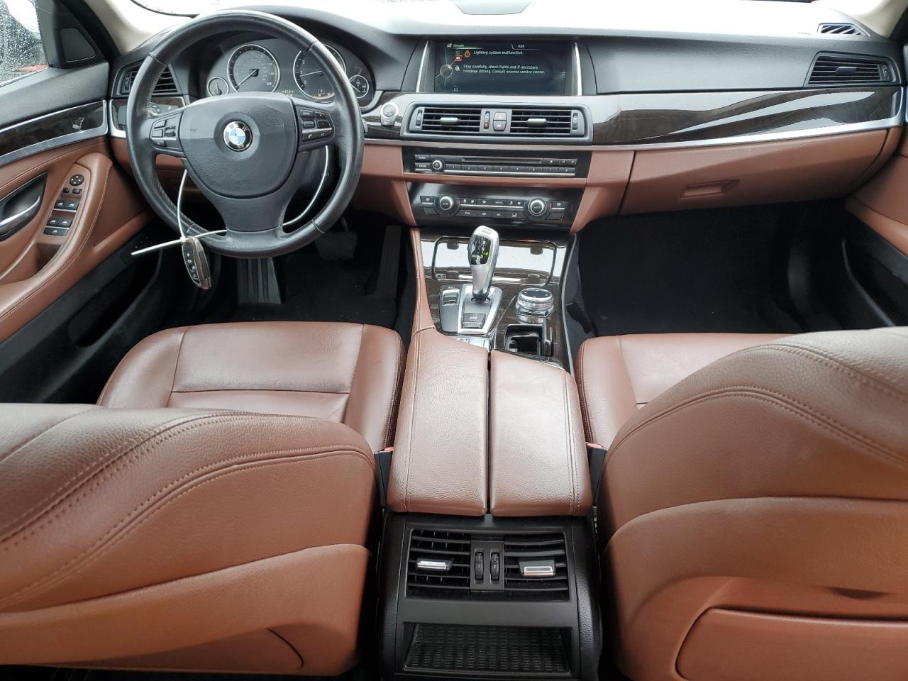 2014 BMW 5er VIN WBA5A5C57ED508373 Copart auction photo, front end damage thumbnail 8