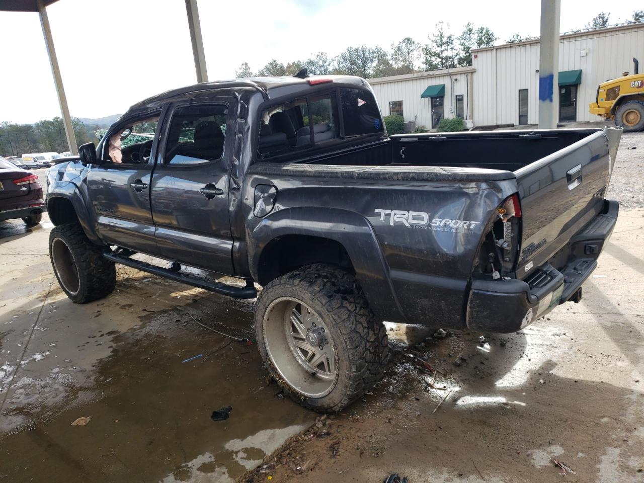 2014 Toyota Tacoma VIN 5TFJU4GN2EX056540 Copart auction photo, all over damage thumbnail 2