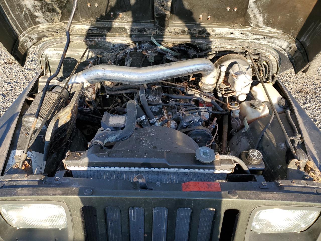 1995 Jeep Wrangler VIN 1J4FY19P1SP256905 Copart auction photo, water/flood damage thumbnail 11