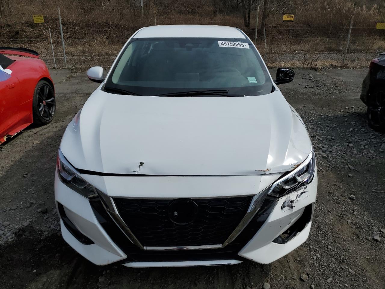 2022 Nissan Sentra VIN 3N1AB8CVXNY297153 Copart auction photo, front end / minor dent/scratches damage thumbnail 5