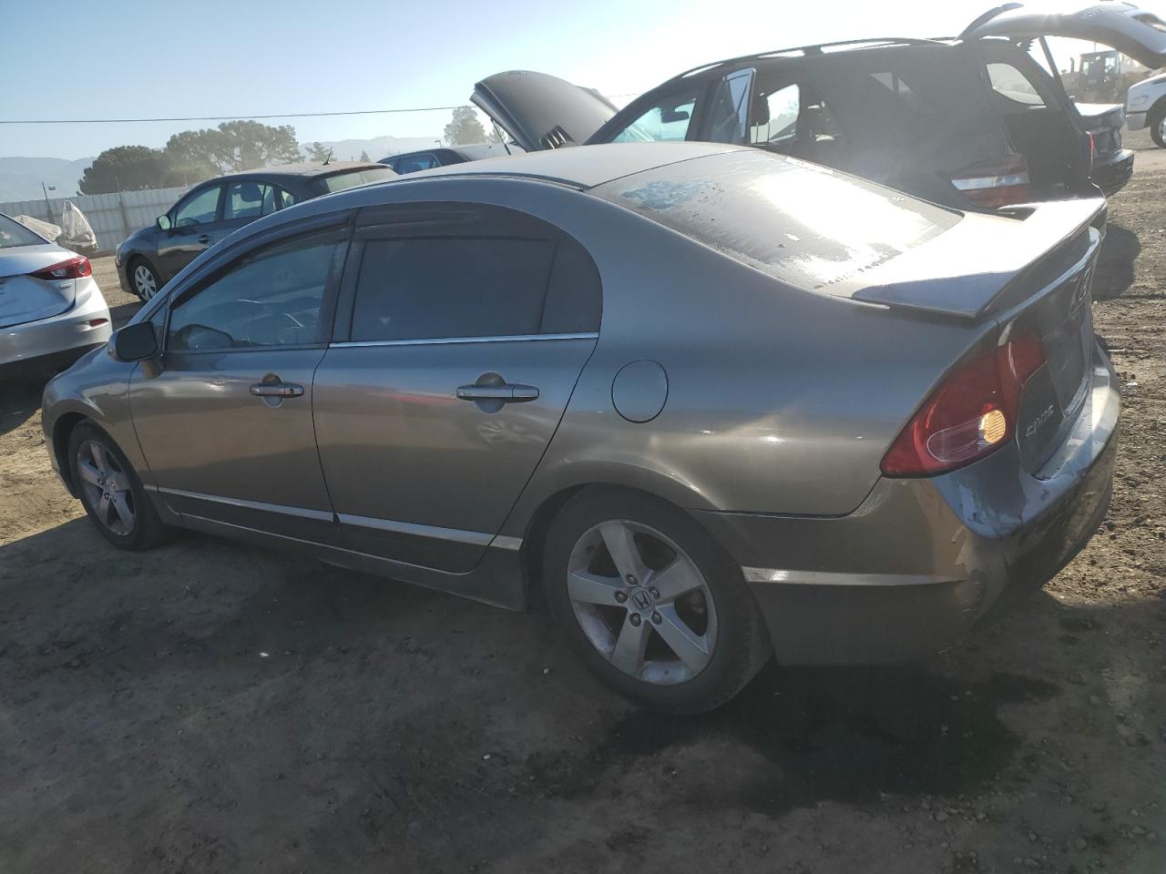 2006 Honda Civic VIN 2HGFA16846H522095 Copart auction photo, rear end damage thumbnail 2