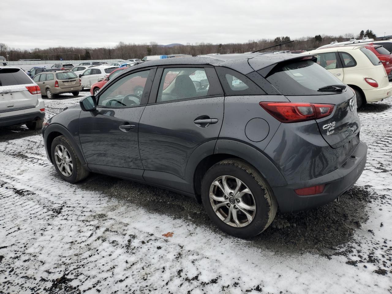 2017 Mazda CX-3 VIN JM1DKFB74H0158460 Copart auction photo, top/roof damage thumbnail 2
