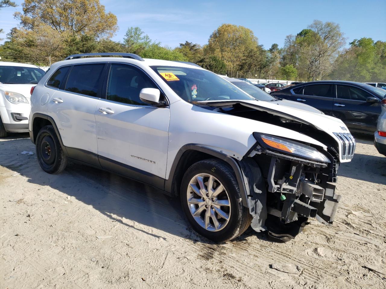 2016 Jeep Grand Cherokee VIN 1C4PJLDB9GW221886 Copart auction photo, front end / minor dent/scratches damage thumbnail 4