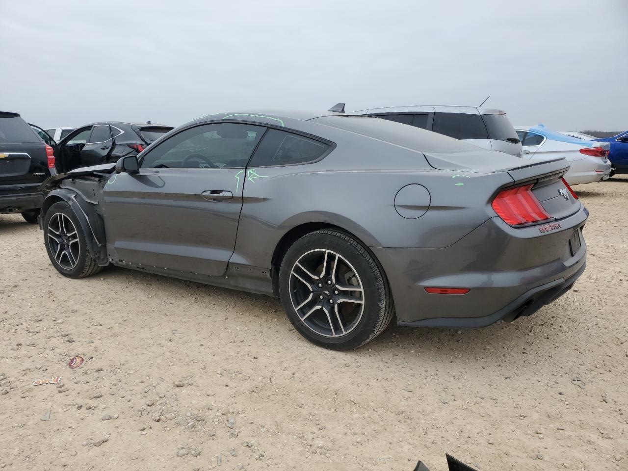 2021 Ford Mustang VIN 1FA6P8TH0M5104654 Copart auction photo, all over damage thumbnail 2