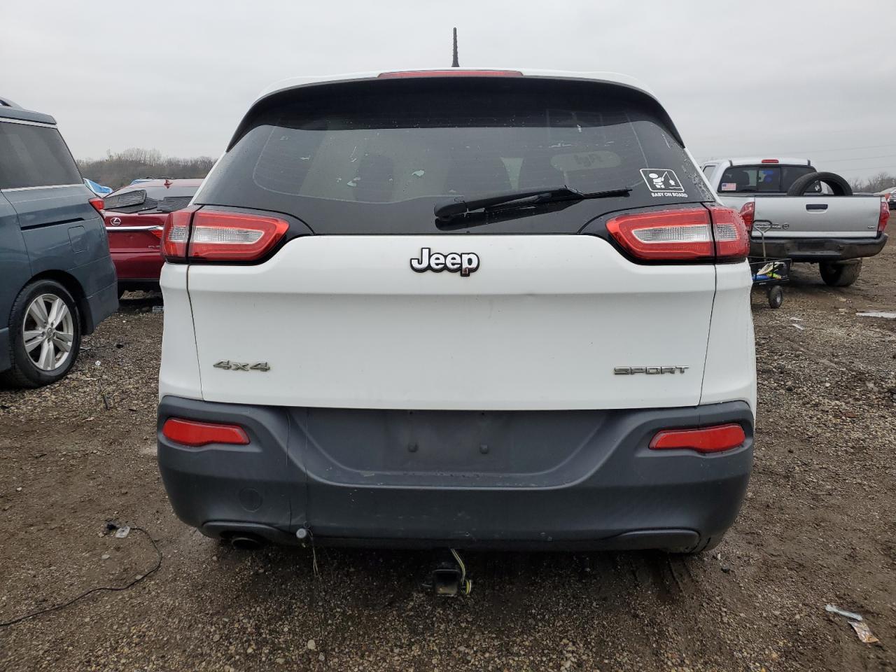 2016 Jeep Grand Cherokee VIN 1C4PJMAB1GW253578 Copart auction photo, front end damage thumbnail 6