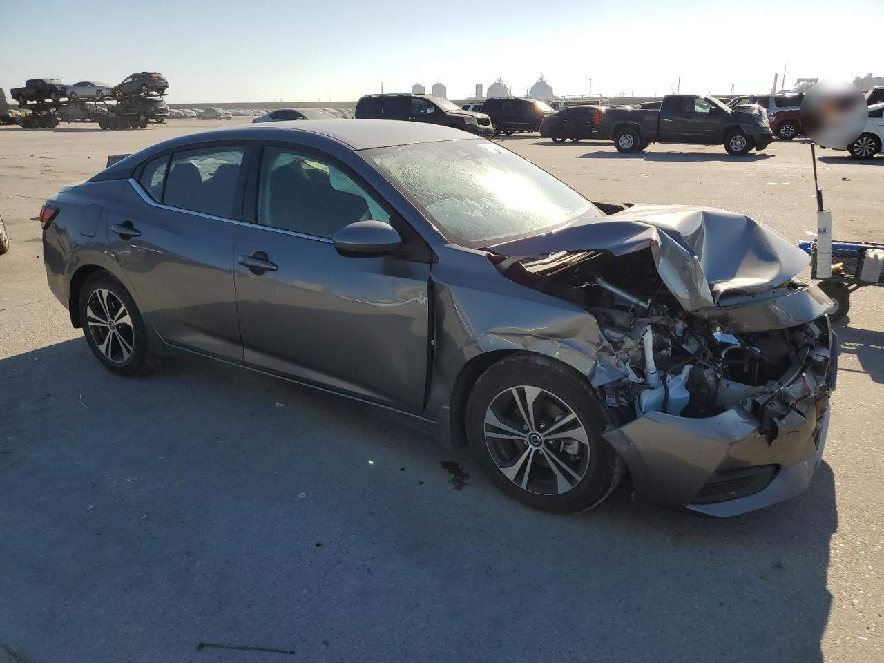 2022 Nissan Sentra VIN 3N1AB8CV9NY294079 Copart auction photo, front end damage thumbnail 4
