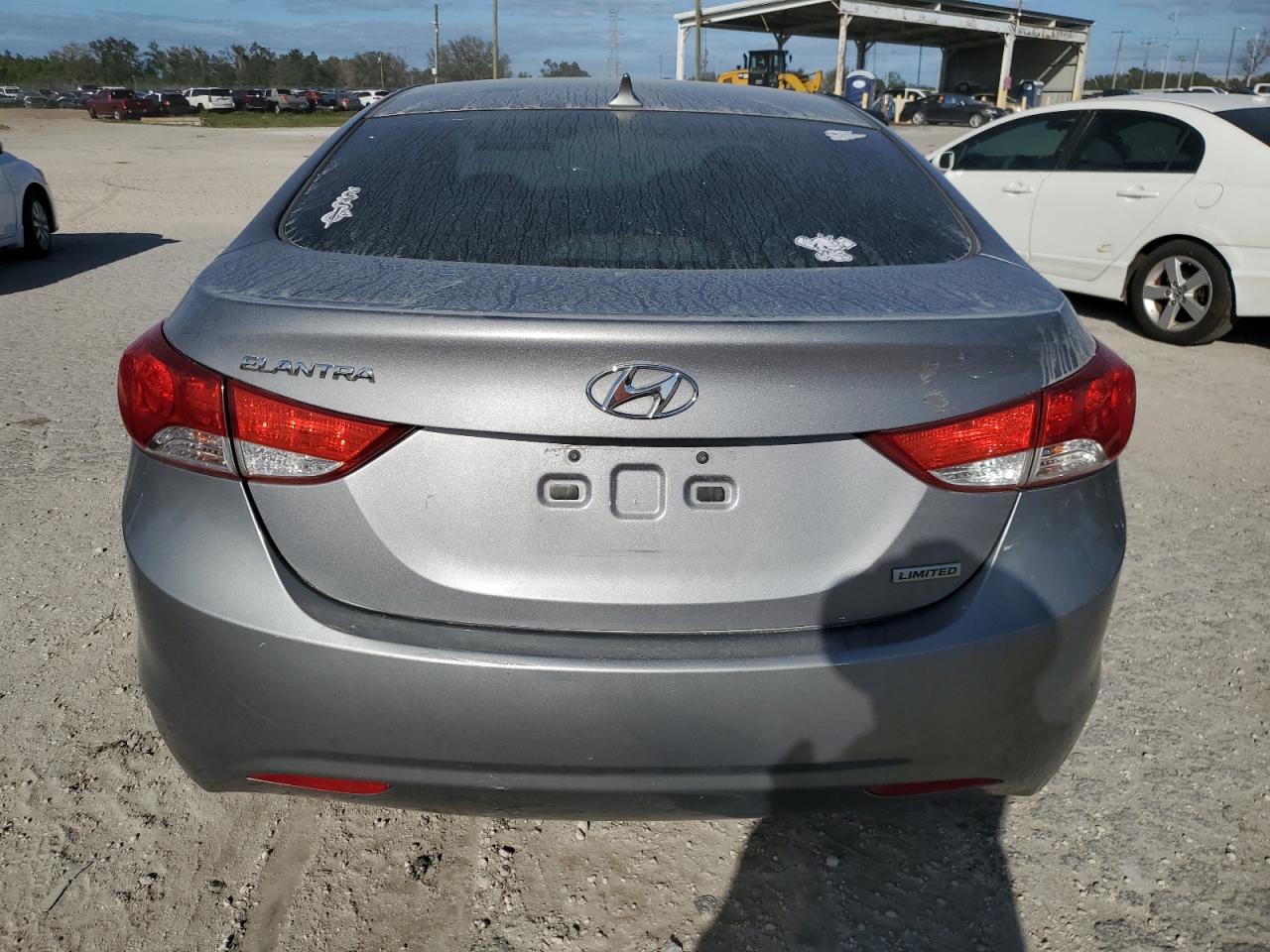 2012 Hyundai Elantra VIN KMHDH4AEXCU471366 Copart auction photo, front end damage thumbnail 6