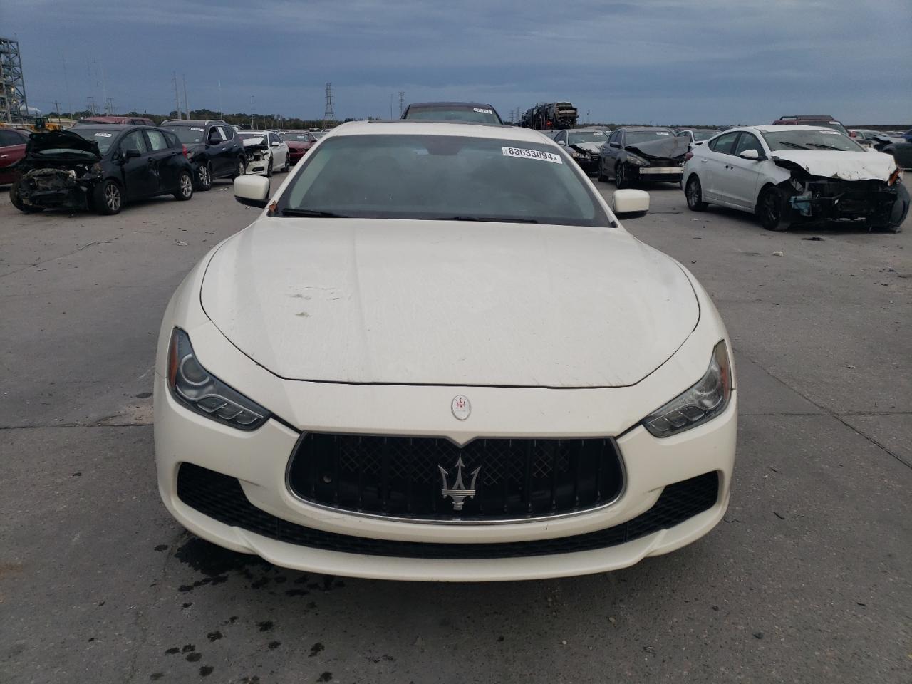 2016 Maserati Ghibli VIN ZAM57XSA6G1172100 Copart auction photo, rear end damage thumbnail 5