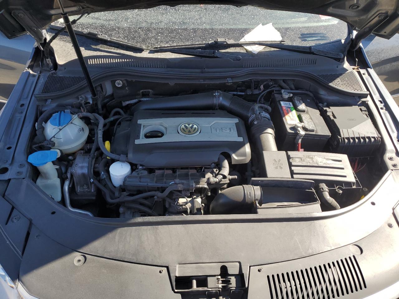 2014 Volkswagen Passat CC VIN WVWBP7AN7EE523209 Copart auction photo, rear end damage thumbnail 14